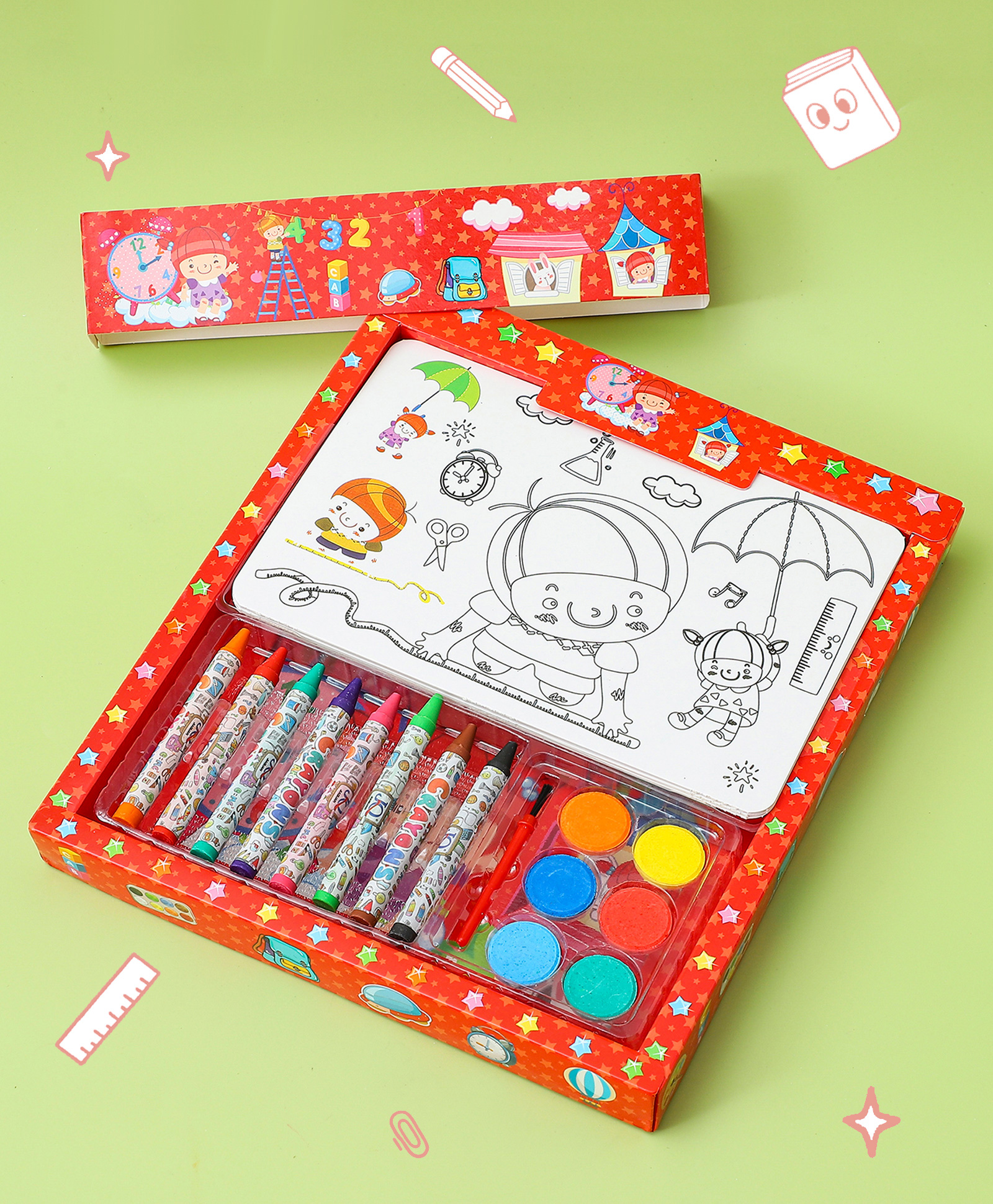 Cartoon Theme Activity Kit - Red-image-7
