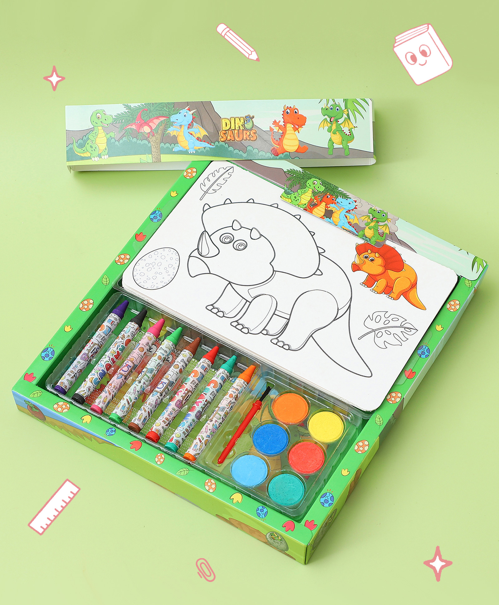 Easy Art Coloring Activity Kit - Green-image-28