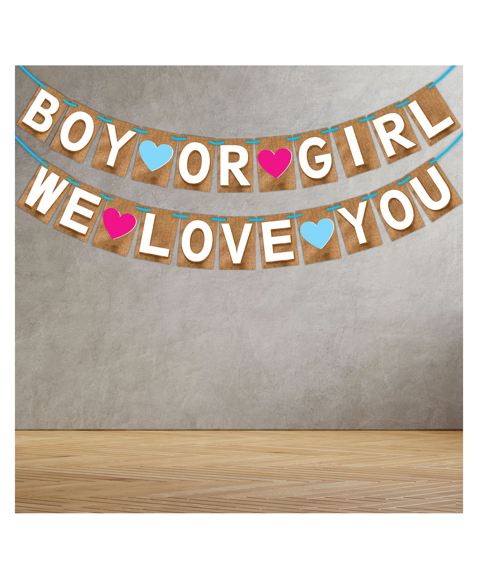 Wobbox Baby Shower Bunting Banner,Godh Bharai Caremony Banner, Baby Shower Decoration For a Memorable Celebration, Baby Shower Decorations Items-Brown-(Pack of 1)-picture-13