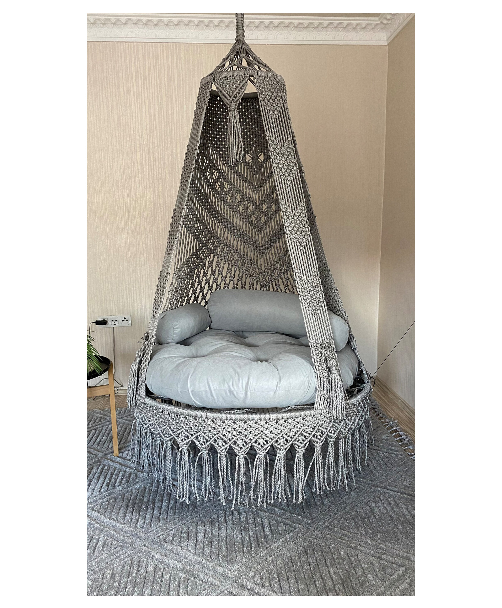 Alaaya Decor large swing grey