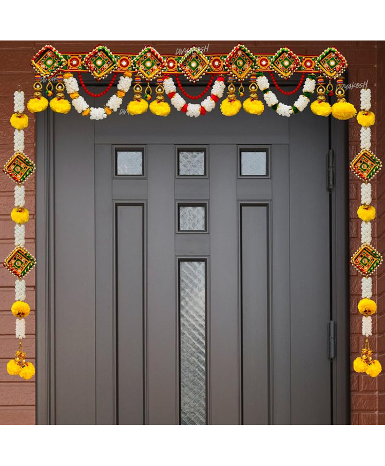 Divyakosh Torans For Entrance Door, Toran For Home Decoration, Mandir Decorations Item-image-5