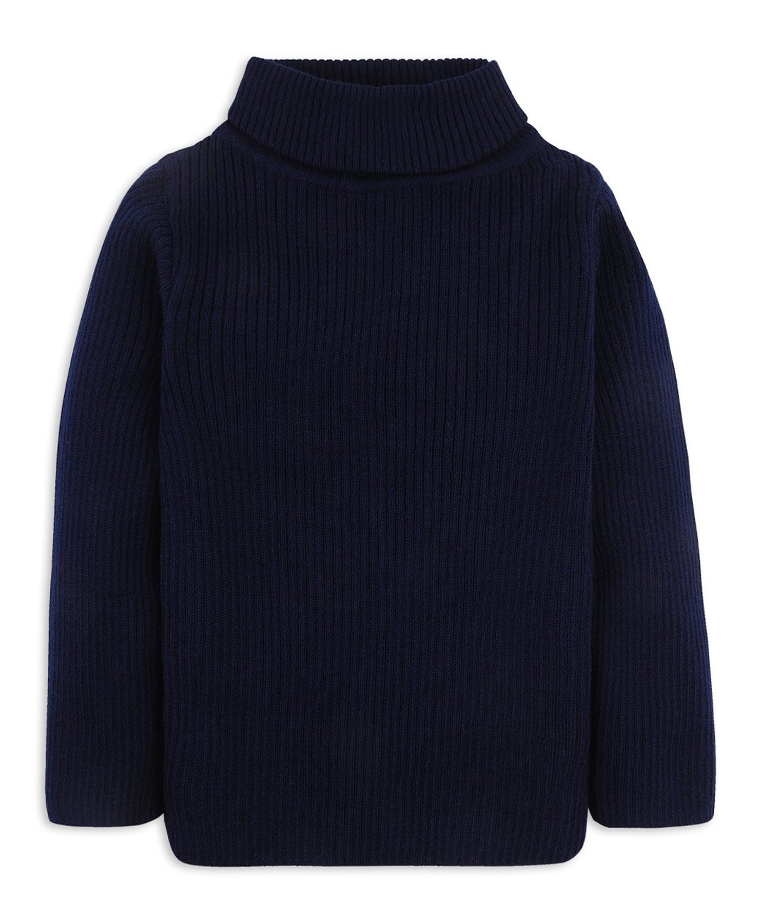 RVK Full Sleeves Ribbed Stretchable Skivvy Pullover Sweater- Navy-picture-13