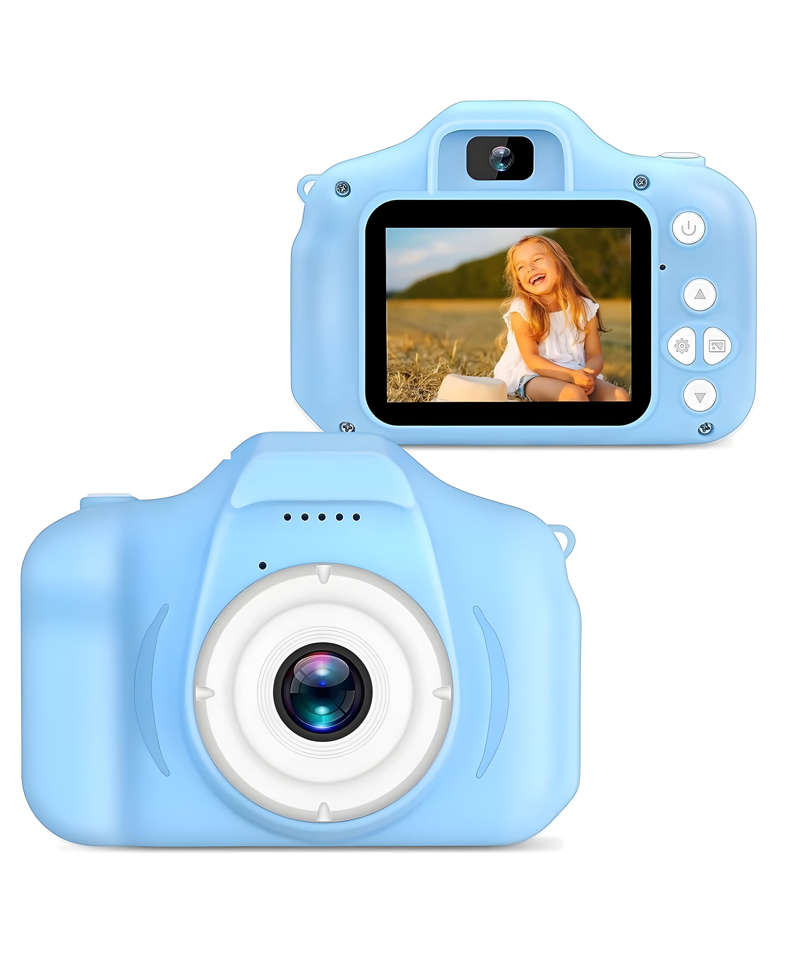 NOGOCIO Portable HD Kids Camera with Lightweight Cartoon Design, Easy to Use, Ideal Boys and Girls-PACK OF 1-- COLOR MAY VARY-image-2