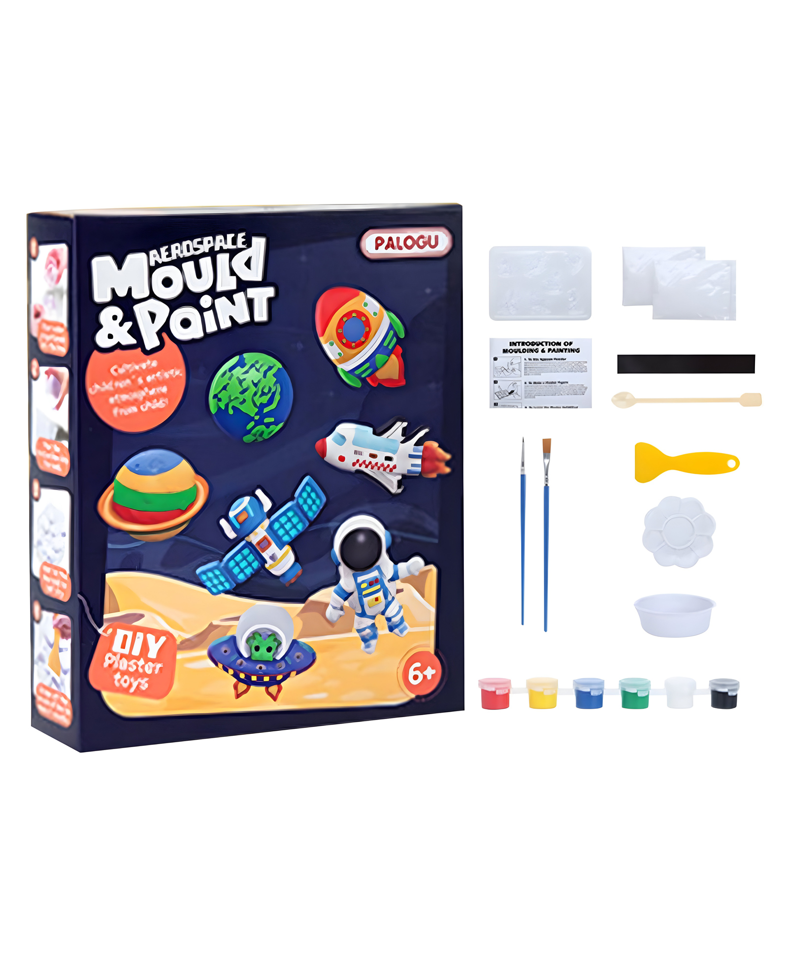 NEGOCIO Children DIY Funny Gypsum Painting Boys and Girls Montessori Educational Toys Christmas Toys Gift Set-PACK OF 1-- COLOR MAY VARY