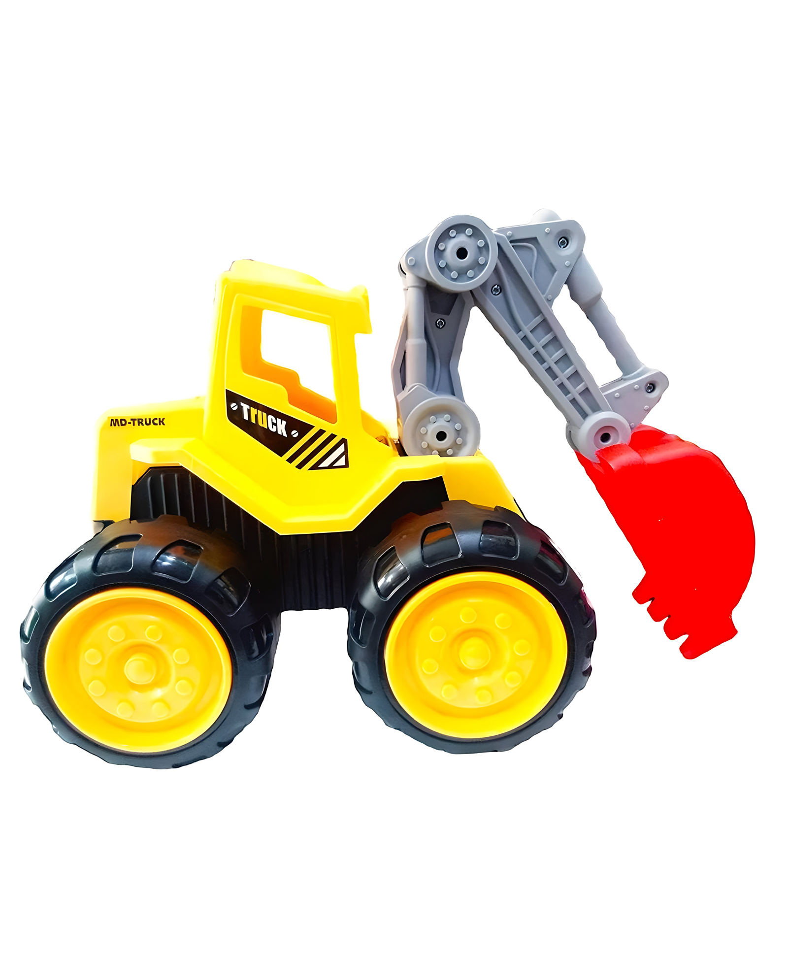 Negocio Free Wheel Excavator Truck Toy 25 Cm Construction Digger Truck Toy for Kids Boys, Red.Free Wheel 9 Inch Construction Machine Excavator Truck-Pack of 1- Color May Vary-picture-15