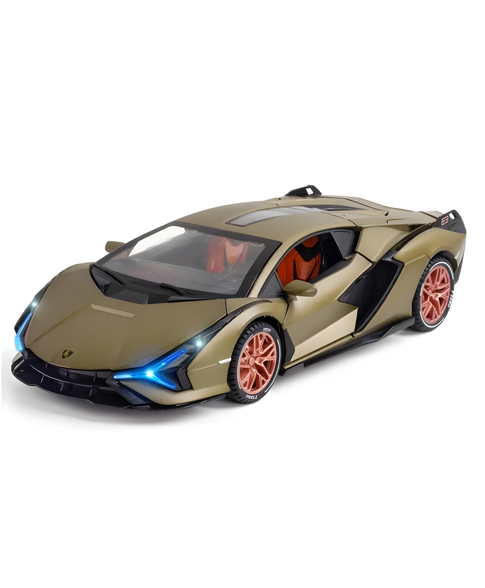 Negocio Alloy Metal Pull Back Die-Cast Car Scale Model with Sound Light-Pack of 1- Color May Vary-image-42