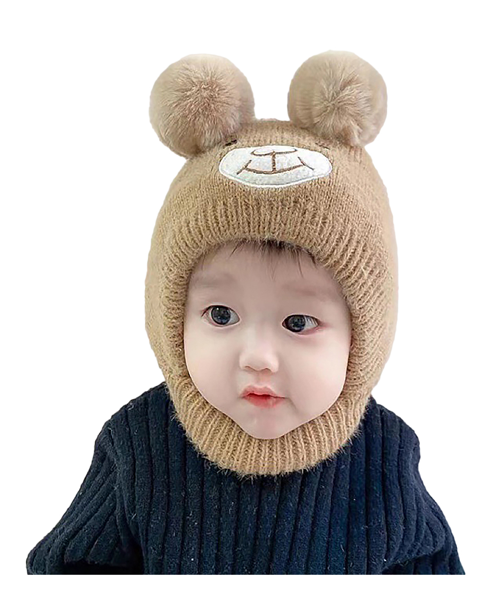 SYGA Wool Knitted Cap - Brown-picture-23