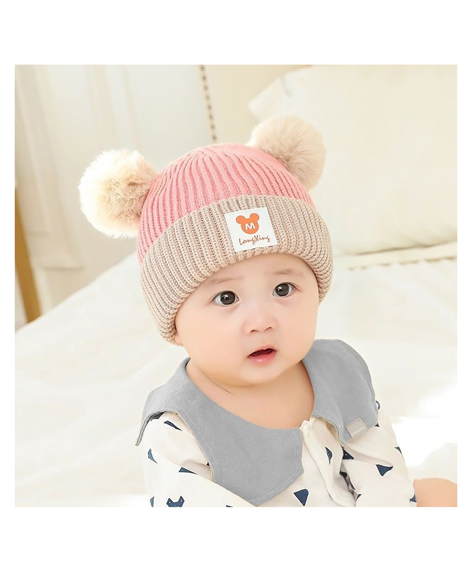 SYGA Knitted Cap - Pink-image-17