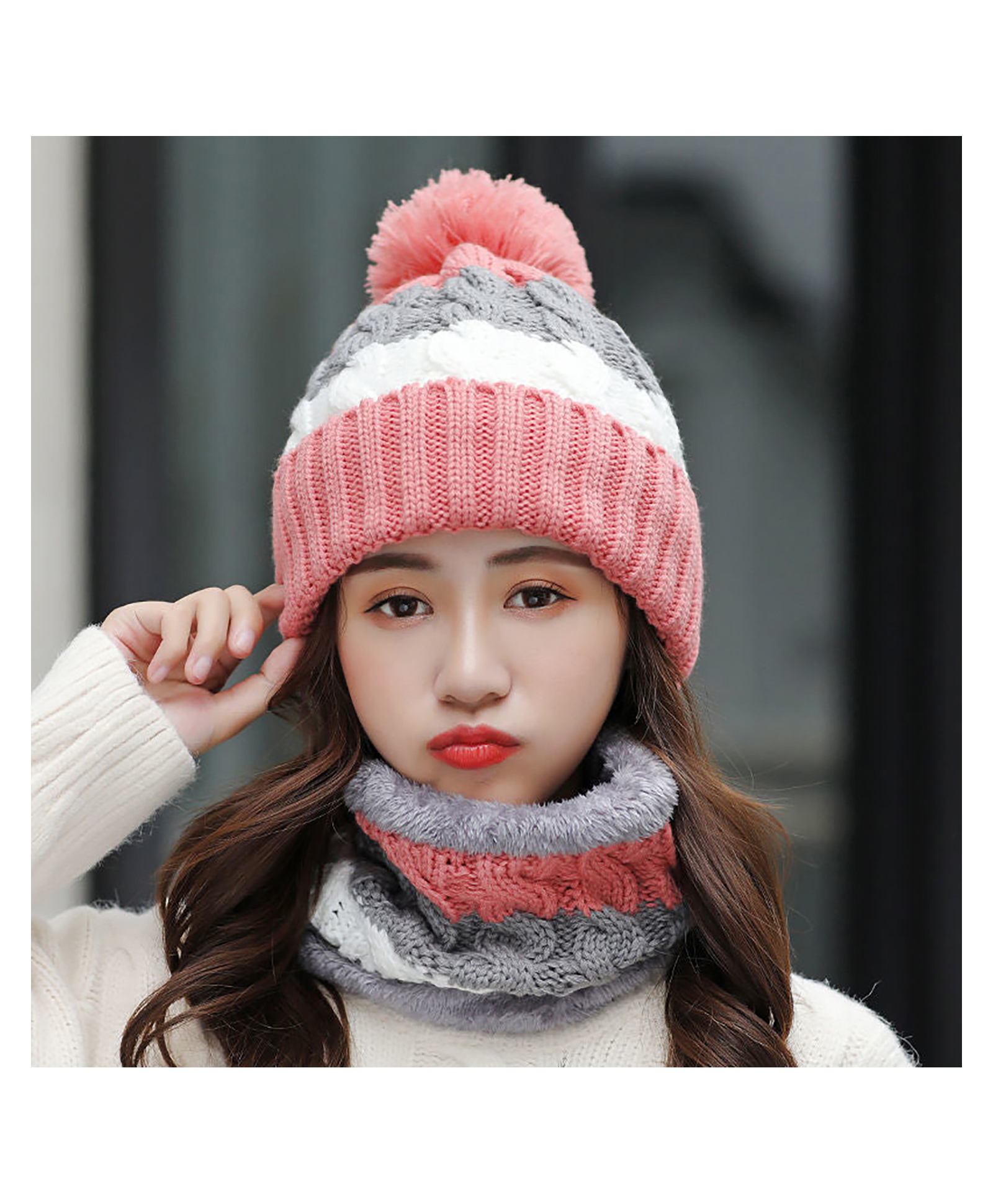 SYGA Balaclava Cap - Pink-image-21