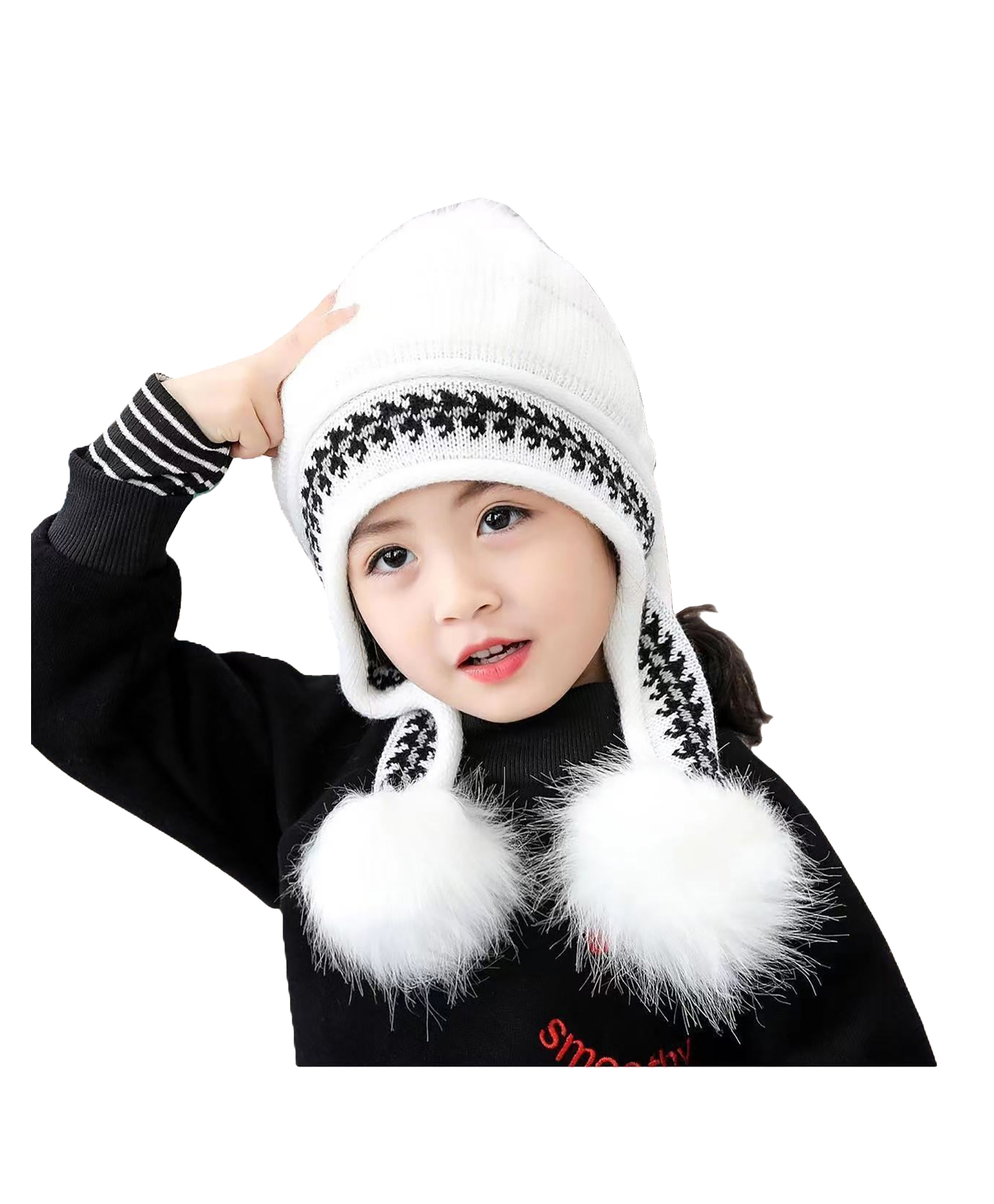 SYGA Wool Knitted Cap - White-picture-28