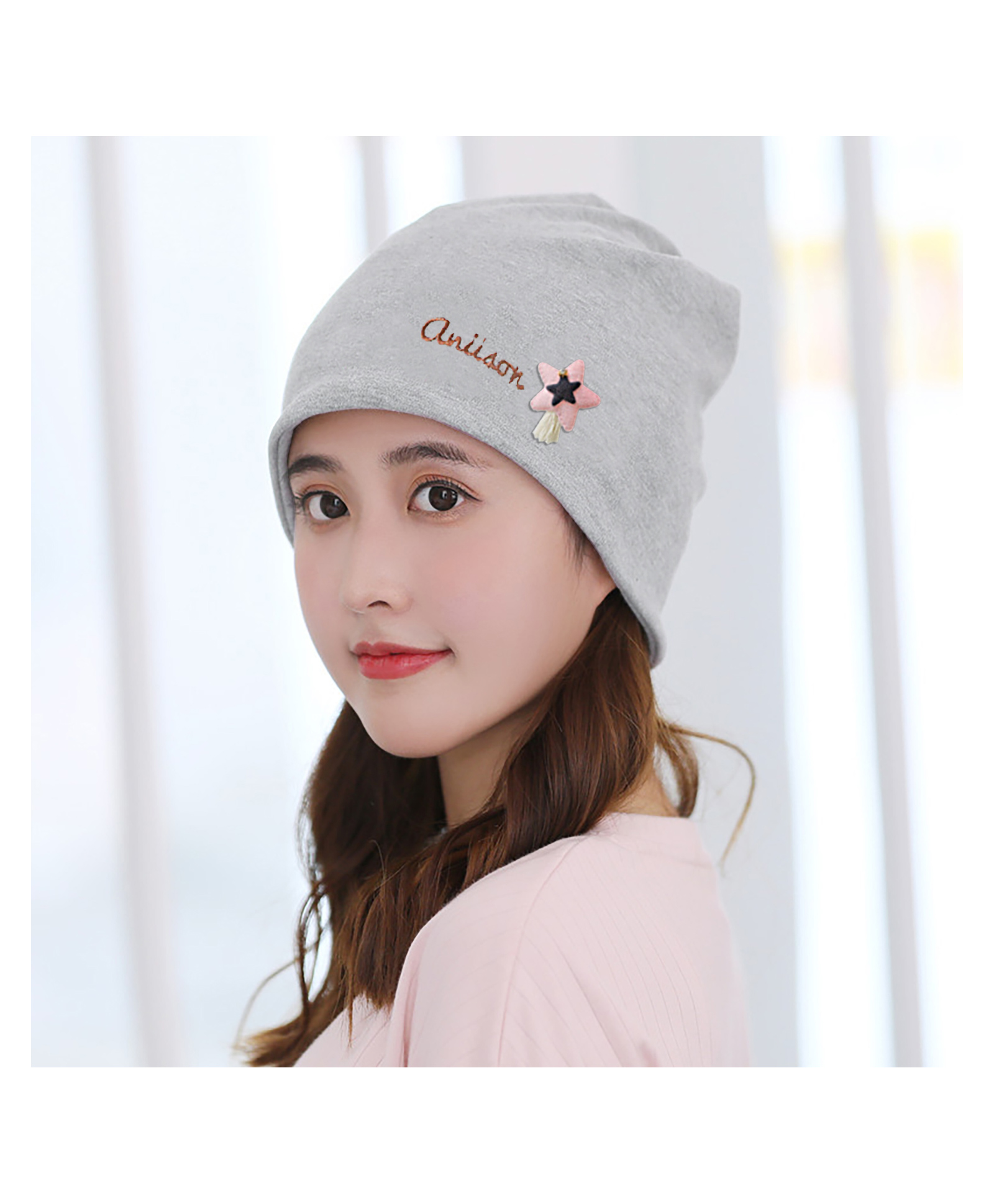 SYGA Cotton Solid Cap - Grey-picture-15