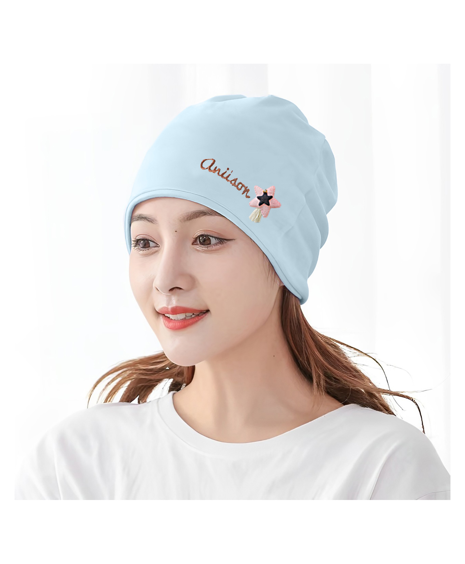 SYGA Cotton Solid Cap - Blue-picture-19