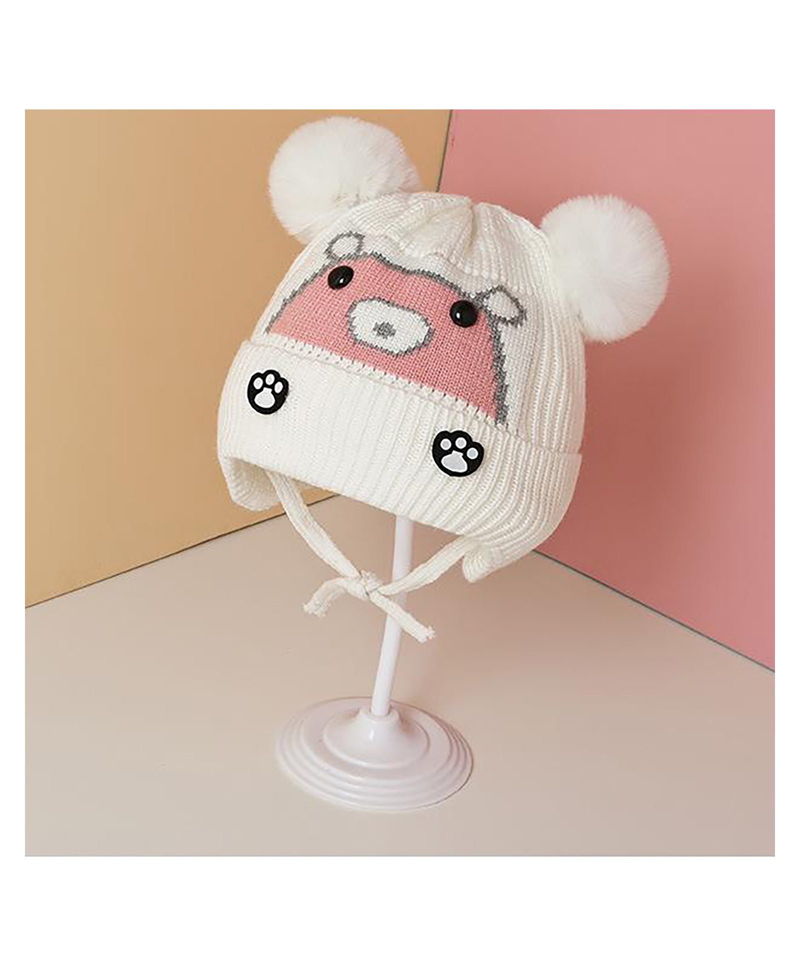 SYGA Knitted Cap - White-picture-17