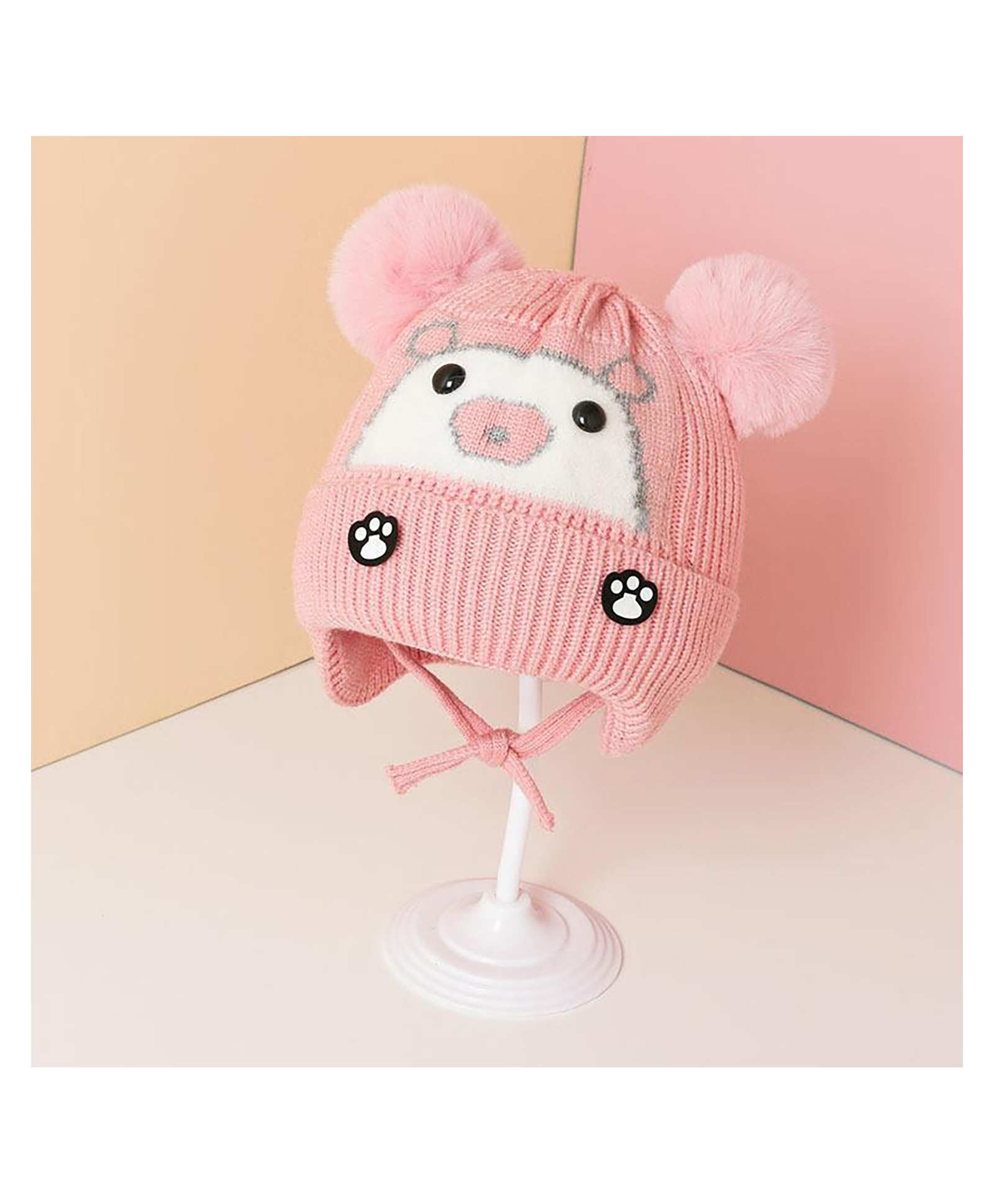 SYGA Knitted Cap - Pink-image-18