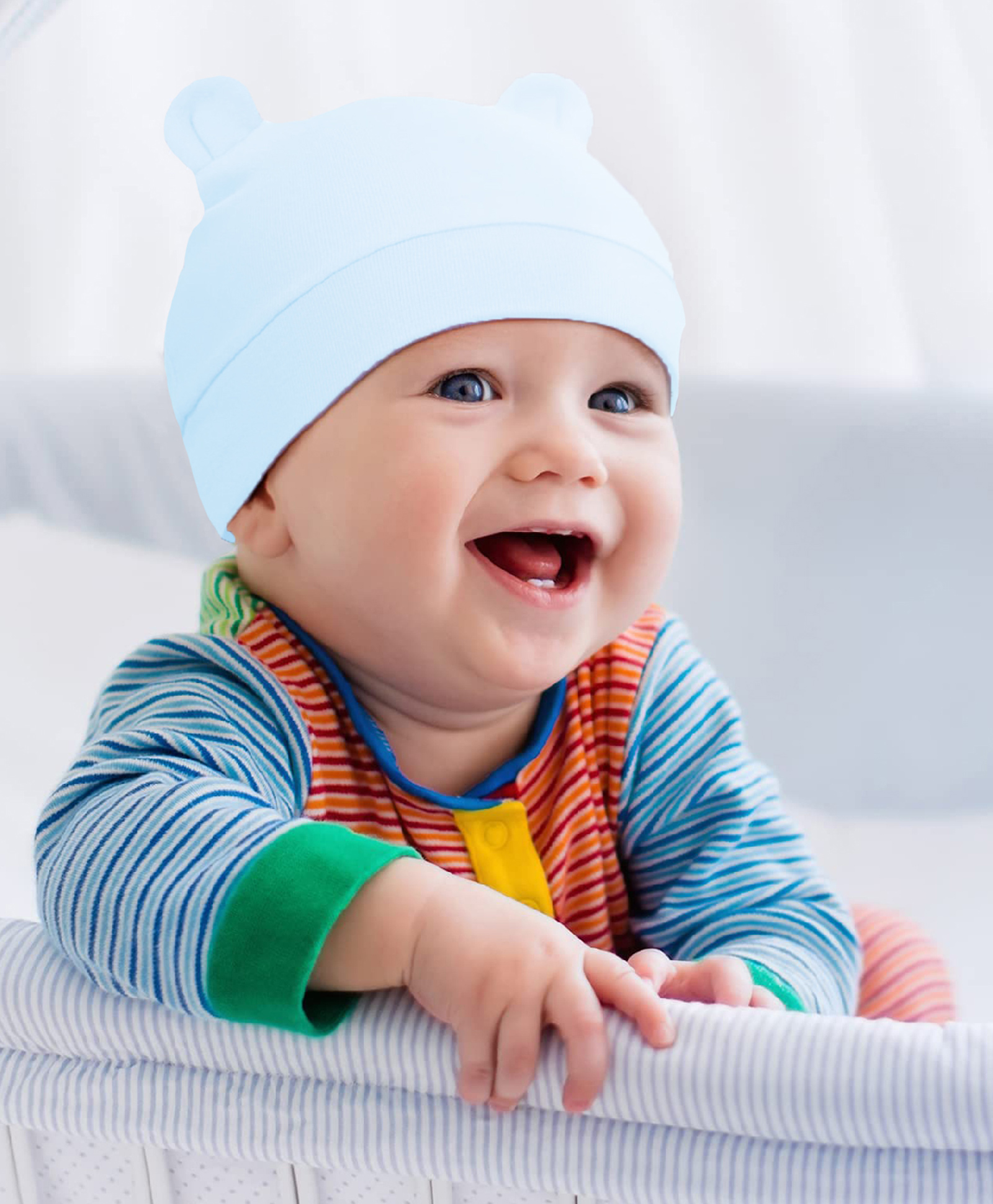 syga cotton solid cap - blue