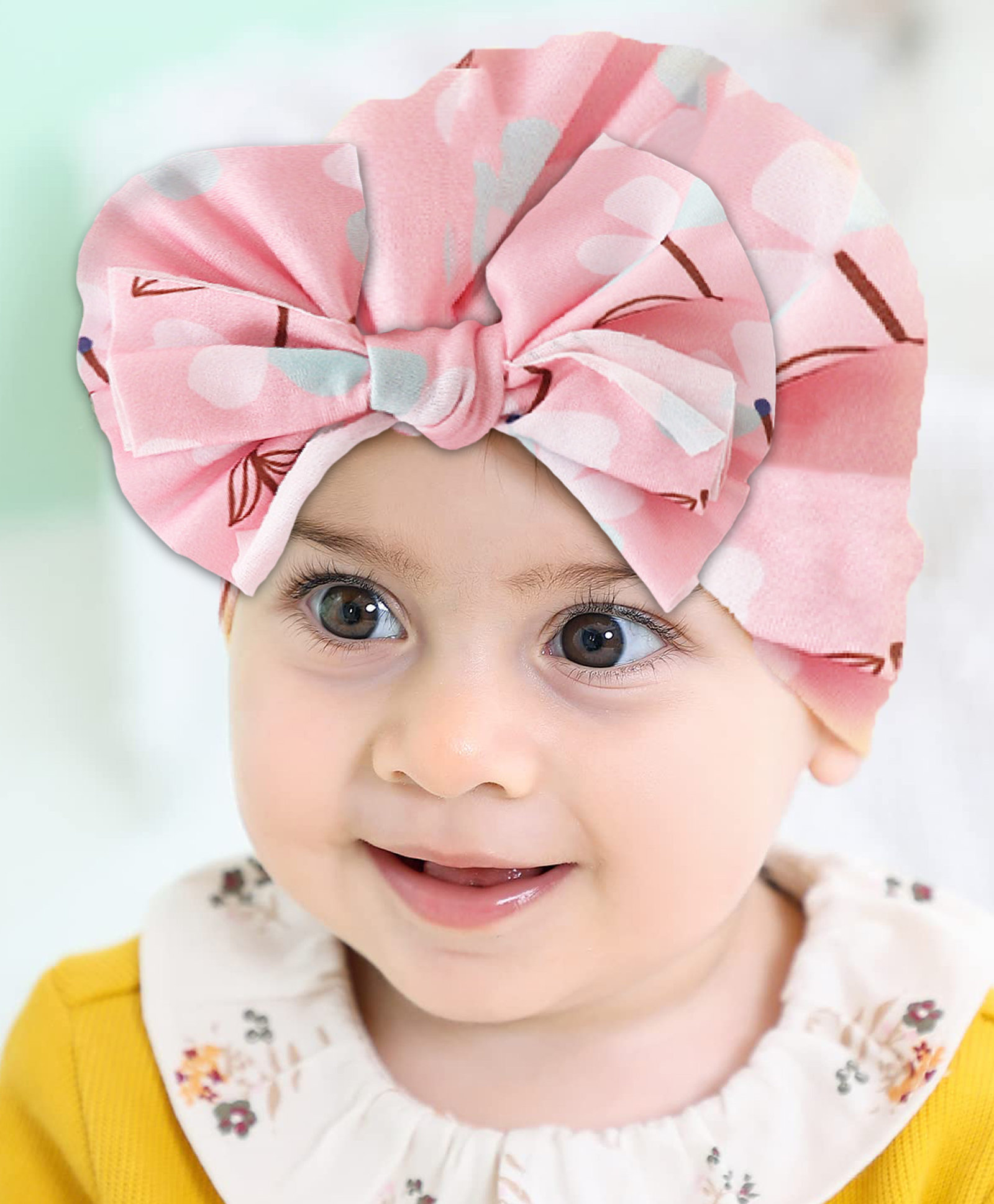 SYGA Cotton Printed Cap - Pink-image-35