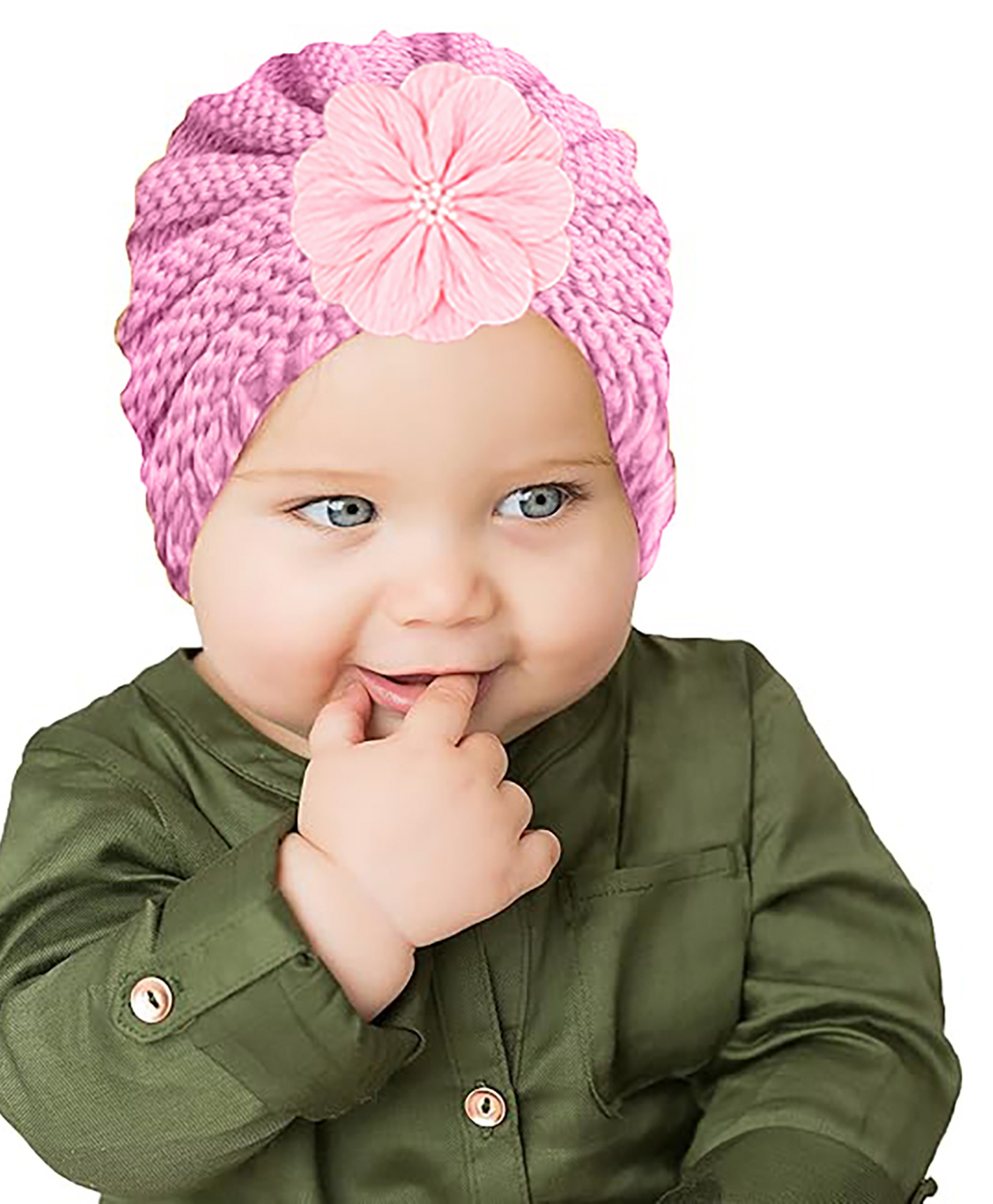 SYGA Wool Knitted Cap - Pink