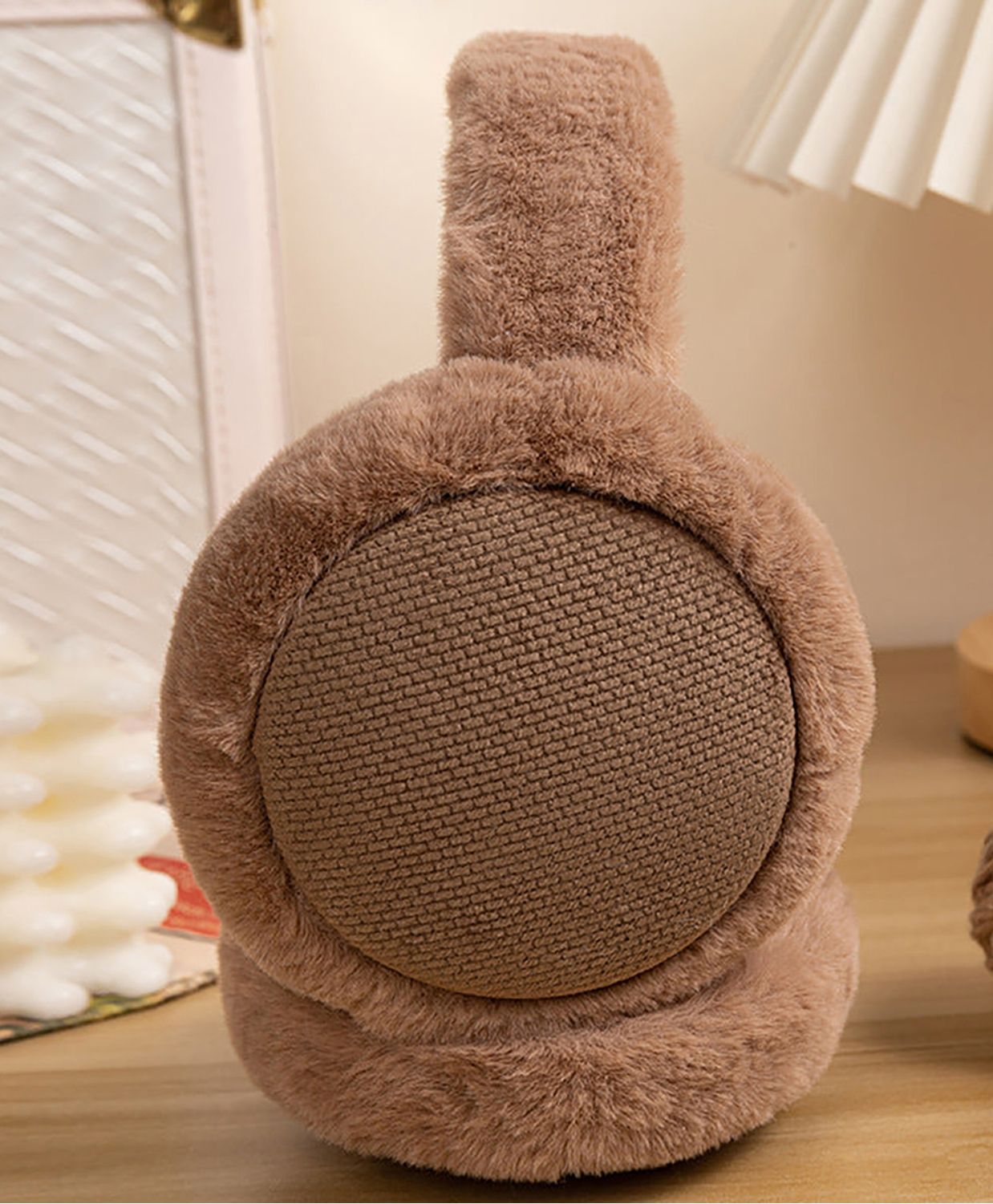 SYGA Solid Foldable Winter Earmuffs - Khaki-picture-17