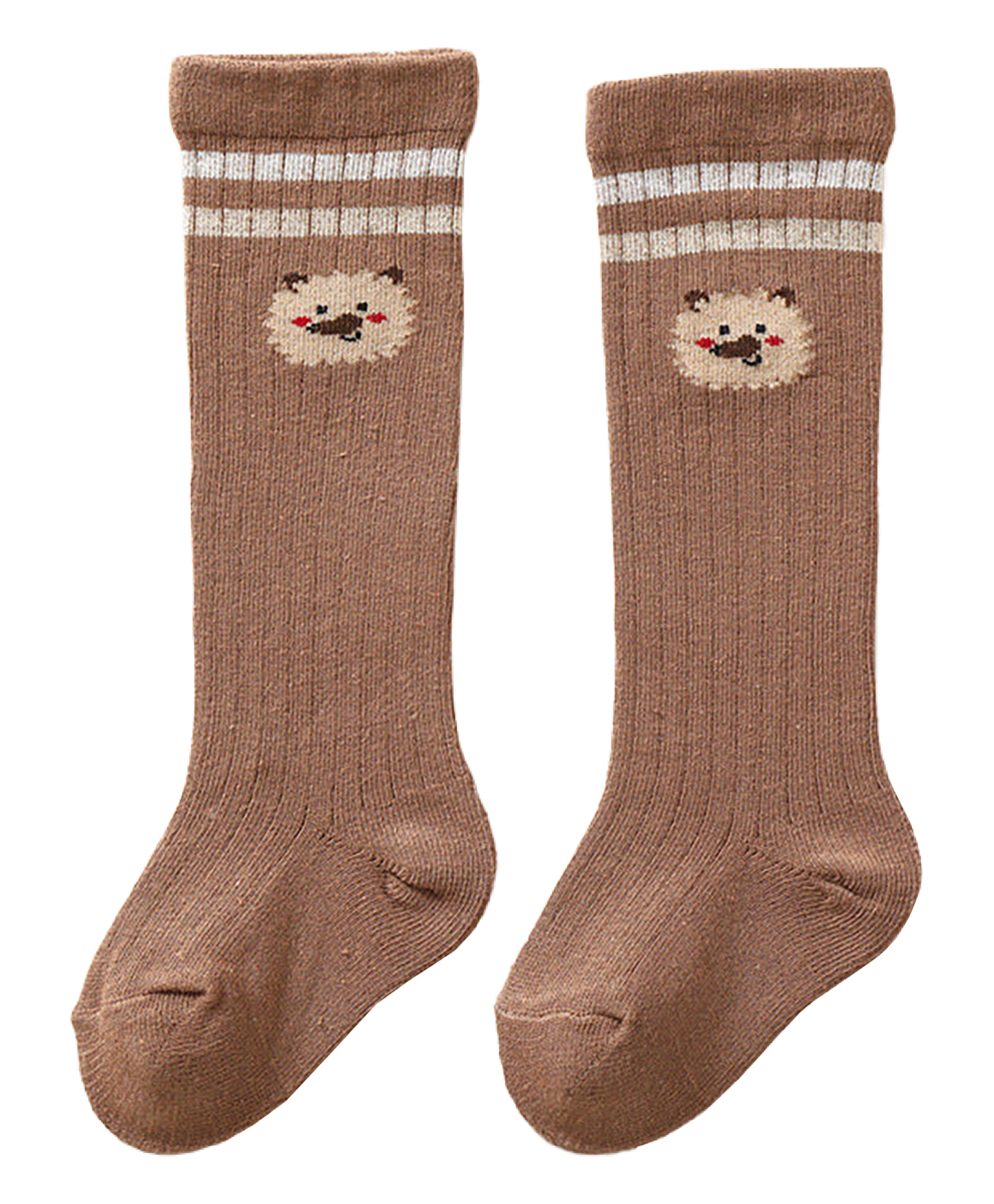 SYGA Cotton Knitted Socks - Brown-picture-34