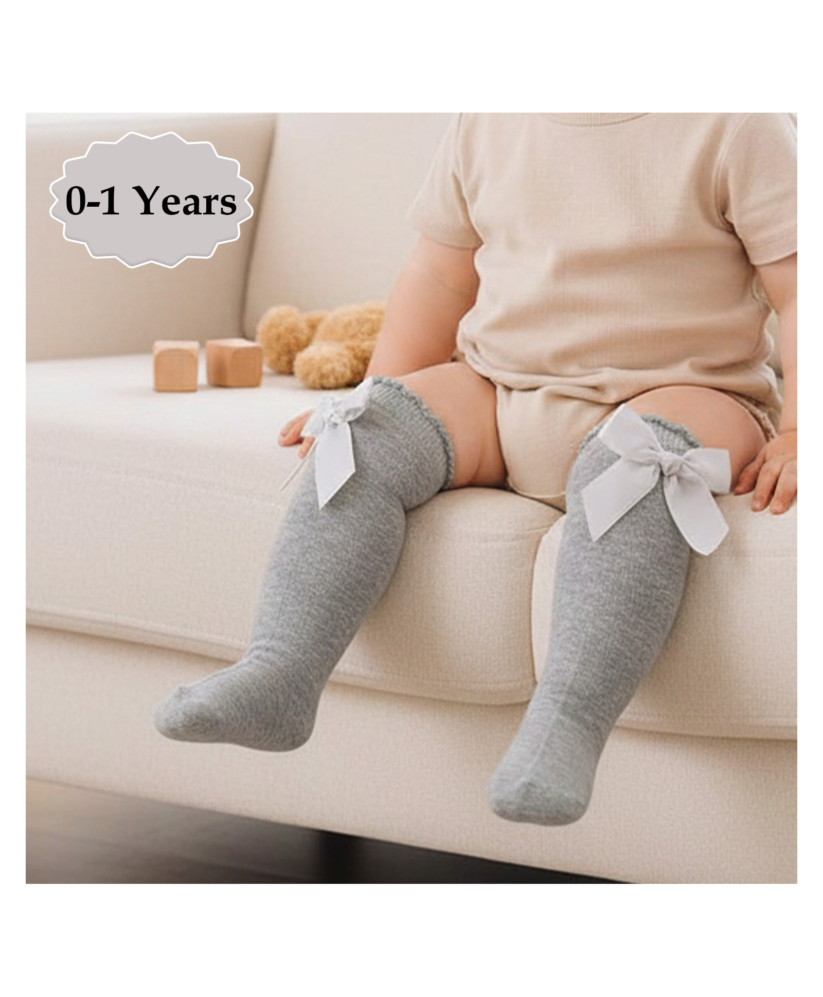 SYGA Cotton Solid Socks - Red-image-49