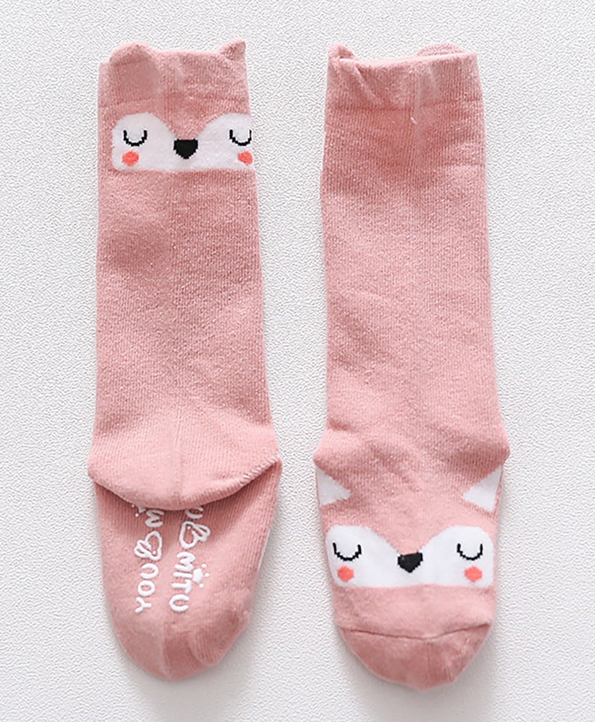SYGA Cotton Printed Socks - White-image-25