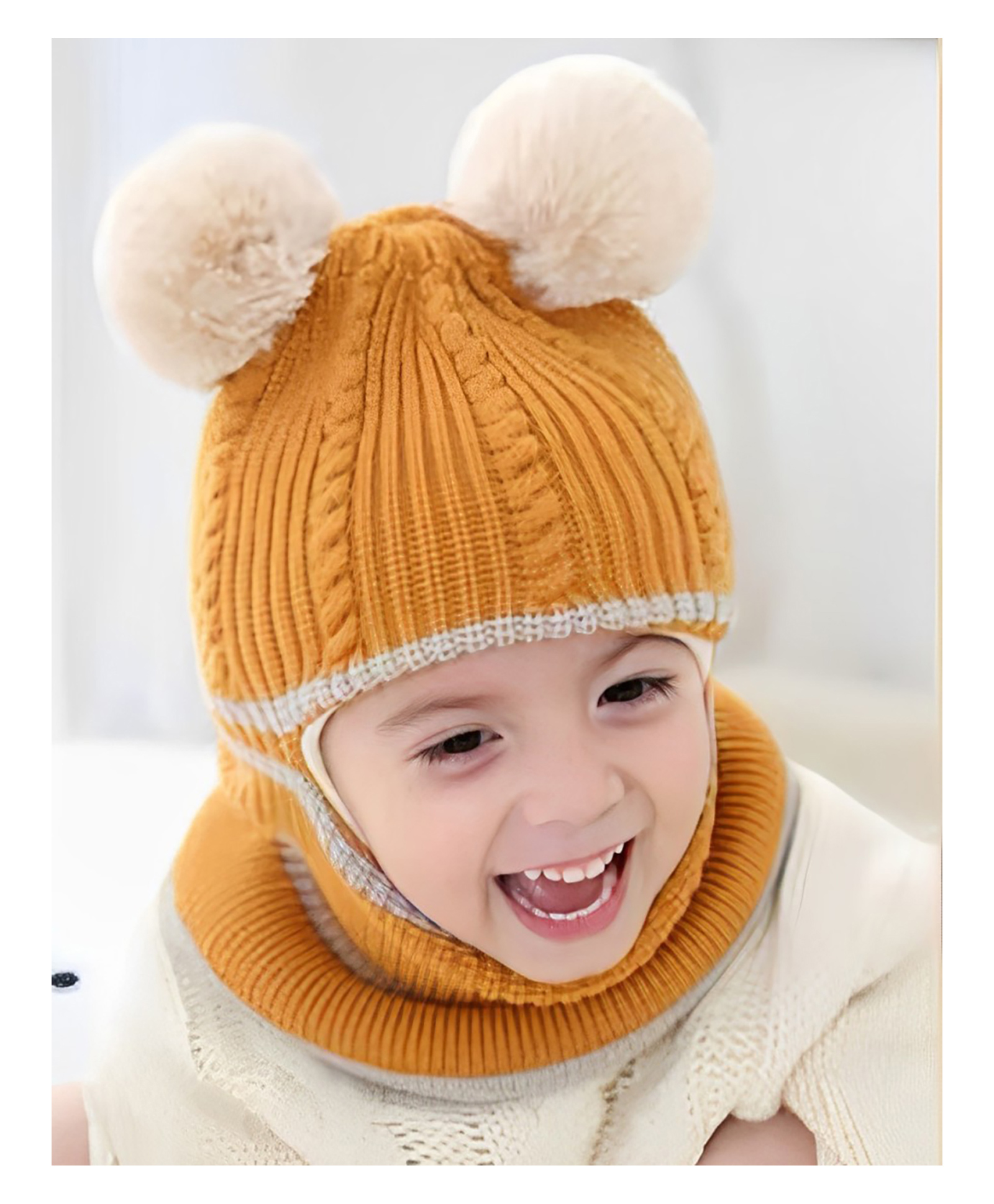 SYGA Wool Knitted Cap - Yellow-picture-23