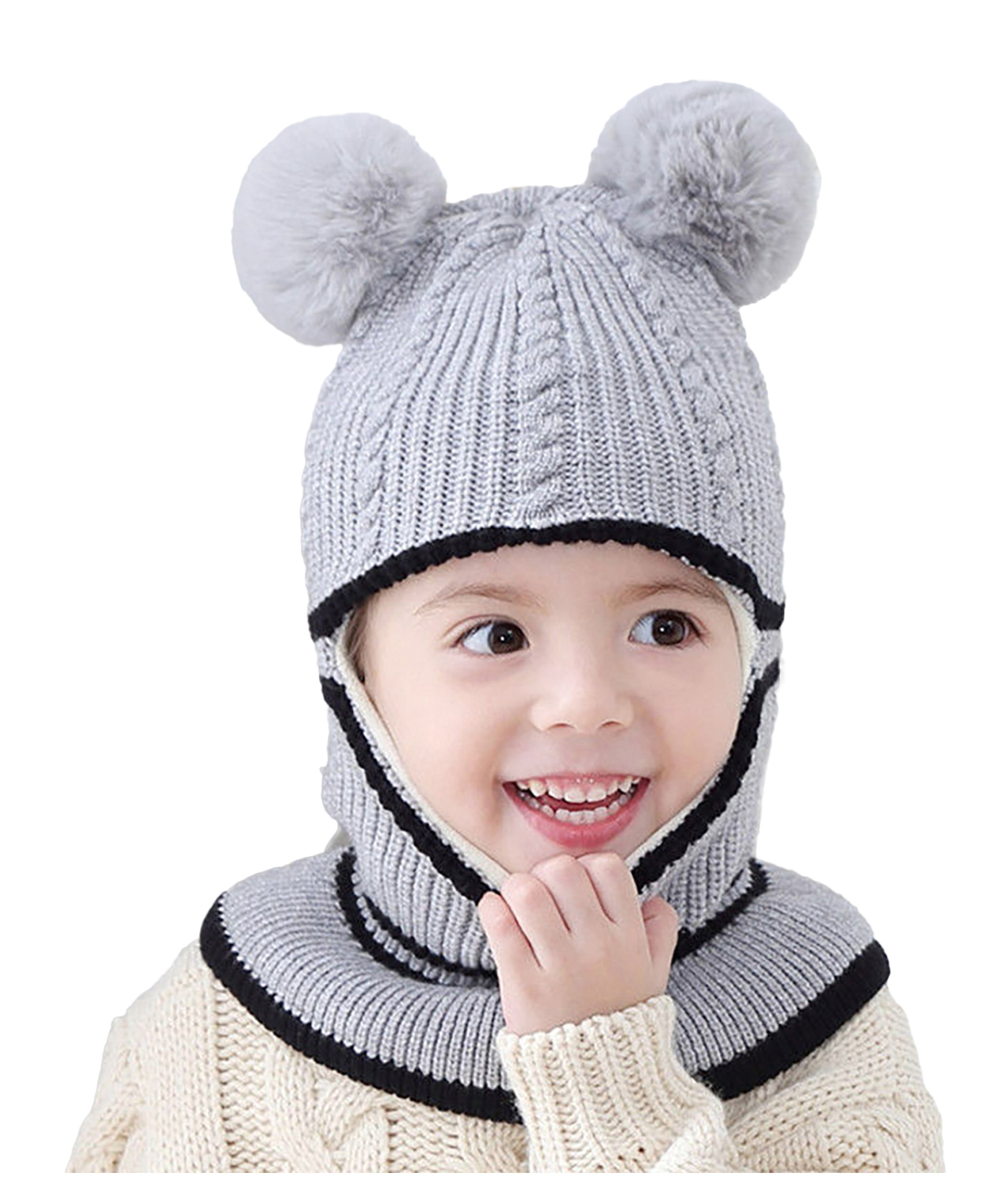 SYGA Wool Knitted Cap - Grey-image-26