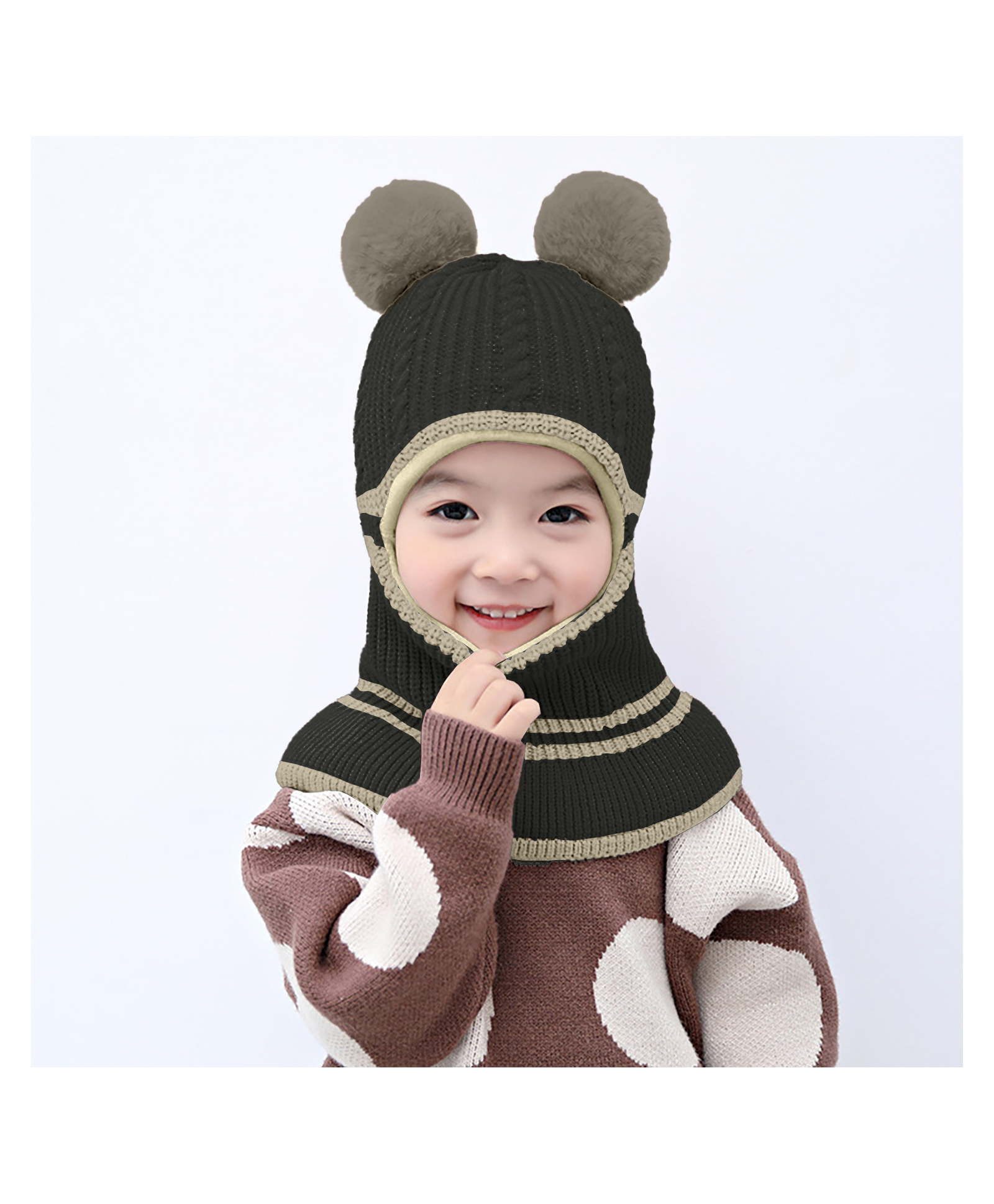 SYGA Wool Knitted Cap - Black-picture-16