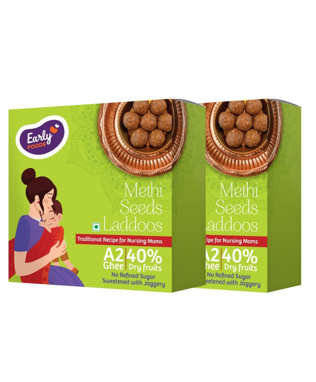 Early Foods Methi Seeds Laddoo Pack of 2, 250g Each-image-40