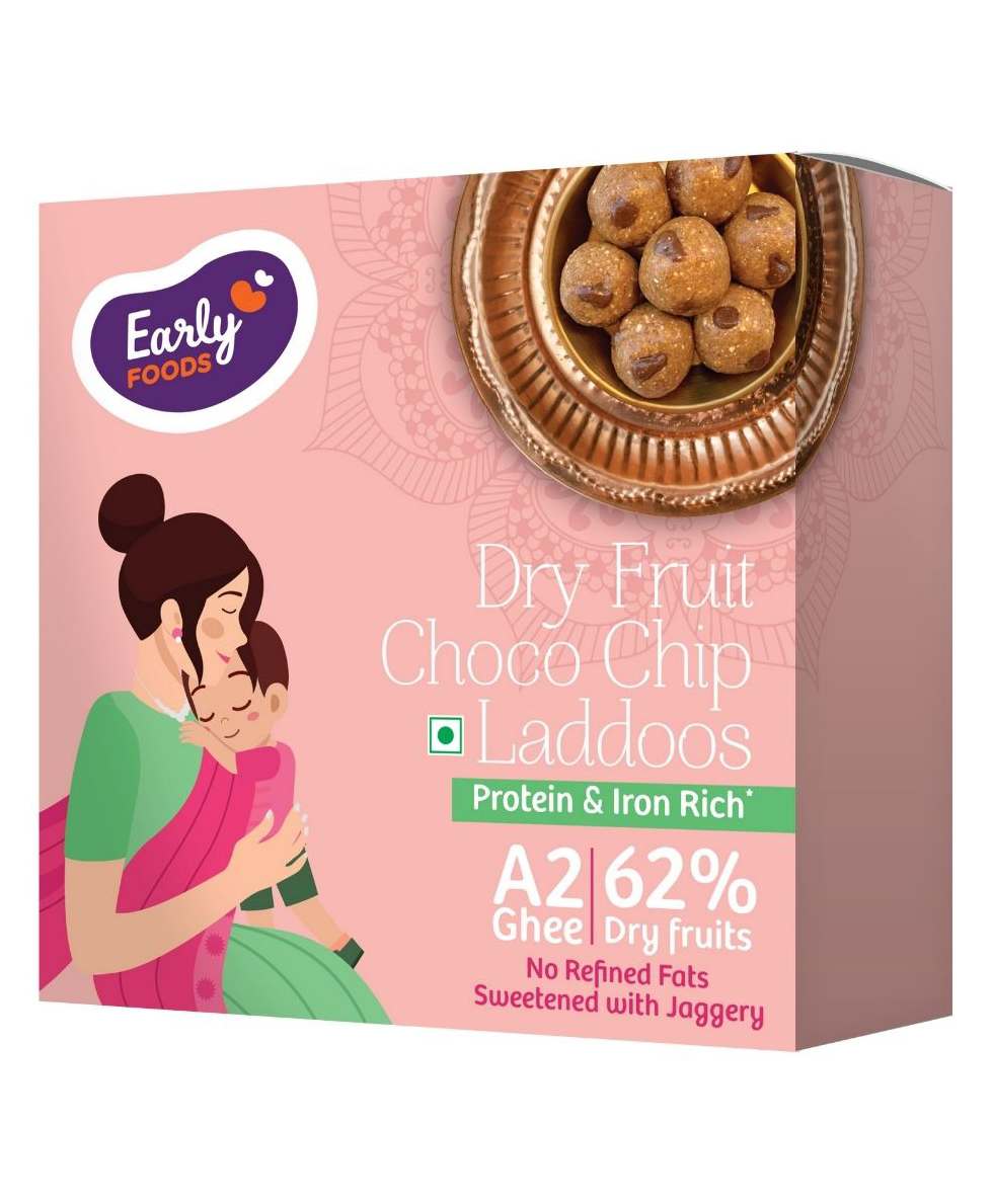 Early Foods Dry Fruit Choco Chip Laddoo 250g-image-47