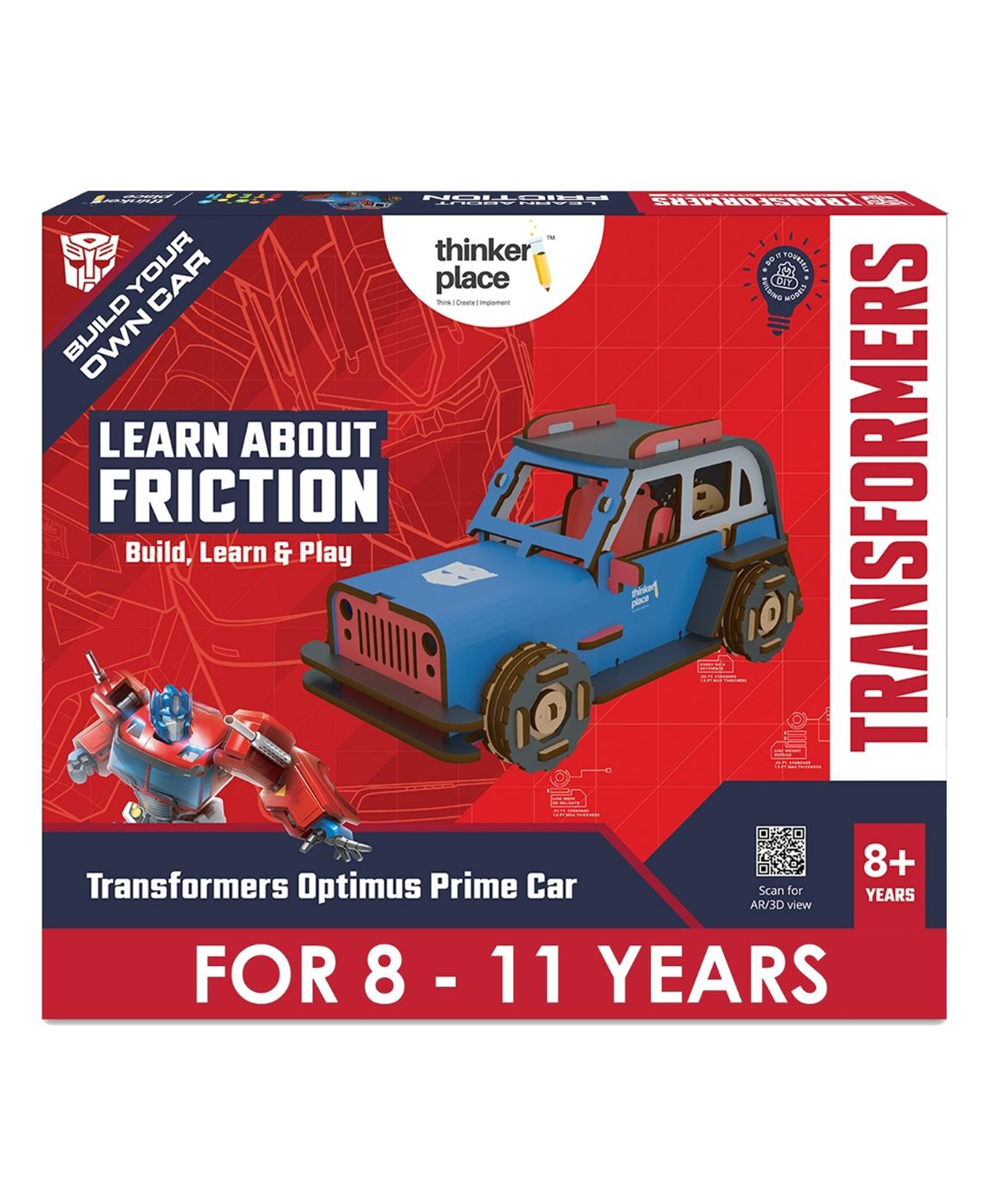 ThinkerPlace Transformers Optimus Prime DIY Car Kit-image-22