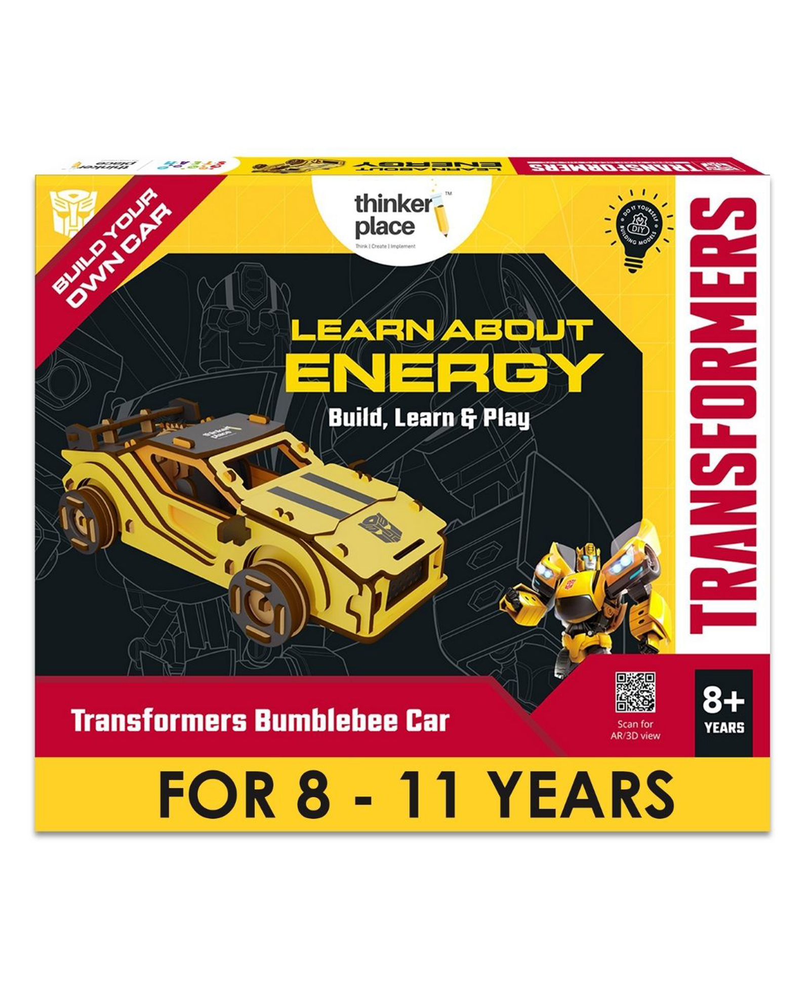 thinker place ThinkerPlace Transformers Bumblebee DIY Car Kit-picture-27