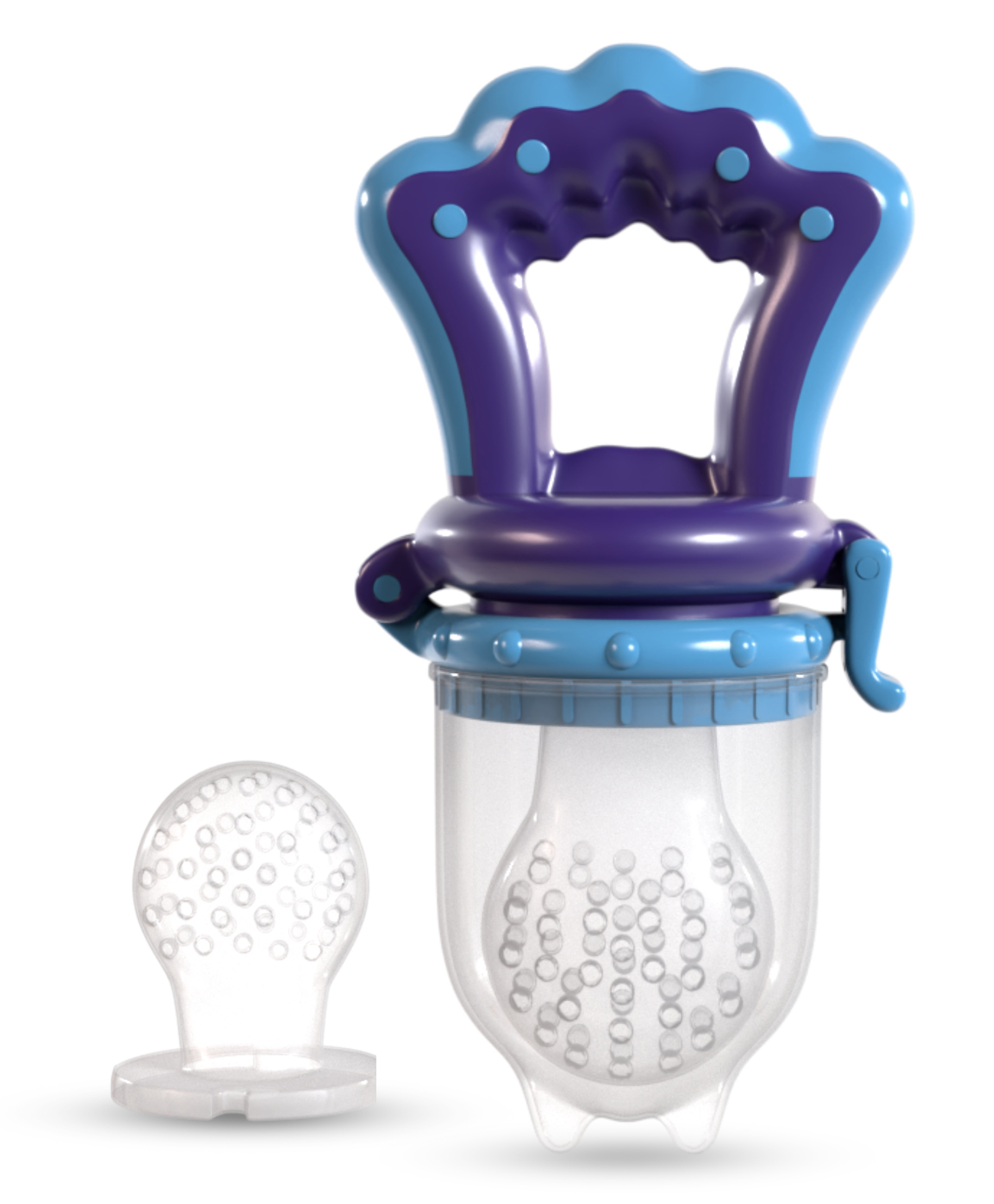 Cradle Food & Fruit Nibbler Purple & Blue-picture-20