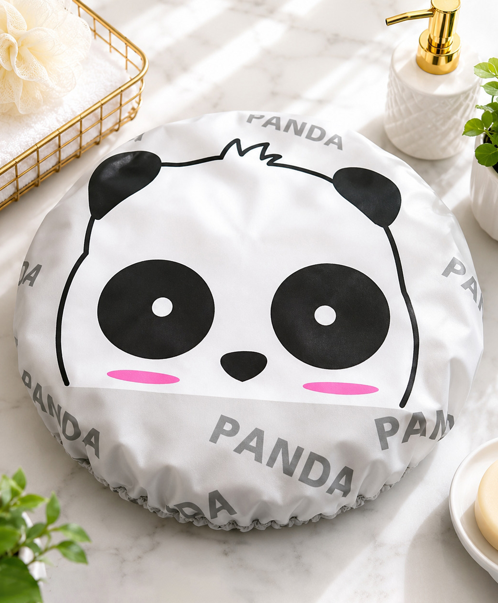 Adore Baby Kidzie Waterproof shower cap- Panda-picture-22