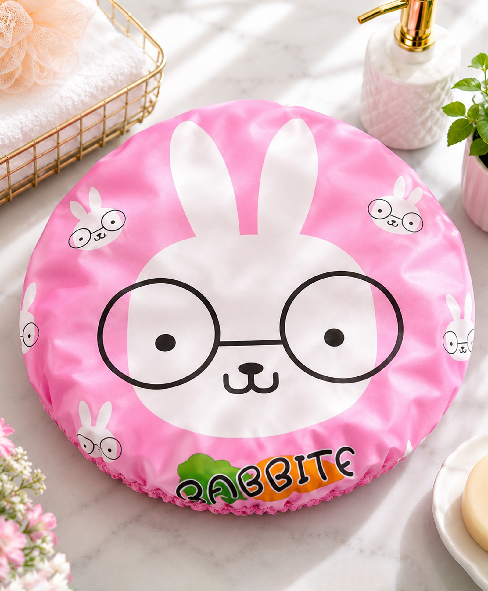 Adore Baby Kidzie Waterproof shower cap- Rabbito-picture-16