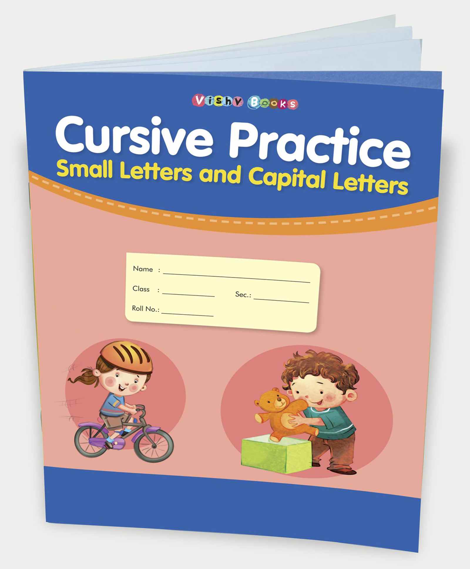 vishv books Cursive Practice Small Letters and Capital Letters Writing Book - English-picture-27
