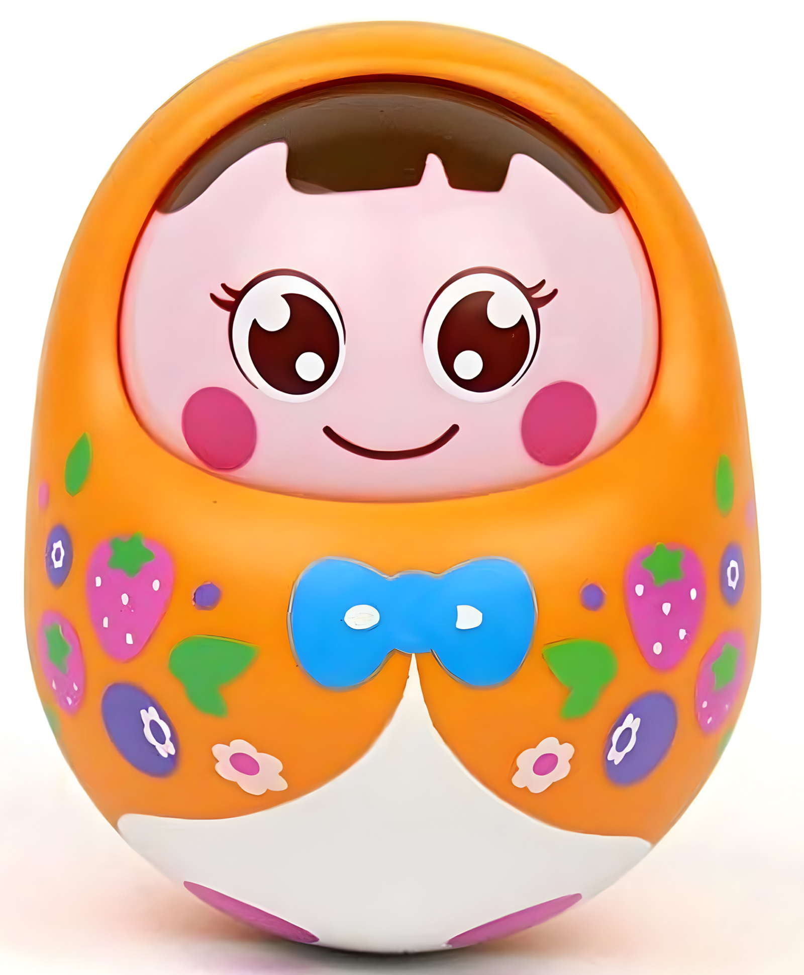 NEGOCIO Push and Shake Tumbler Doll with Happy Face and Sounds Toy for Kids-PACK OF 1--COLOR MAY VARY-image-41