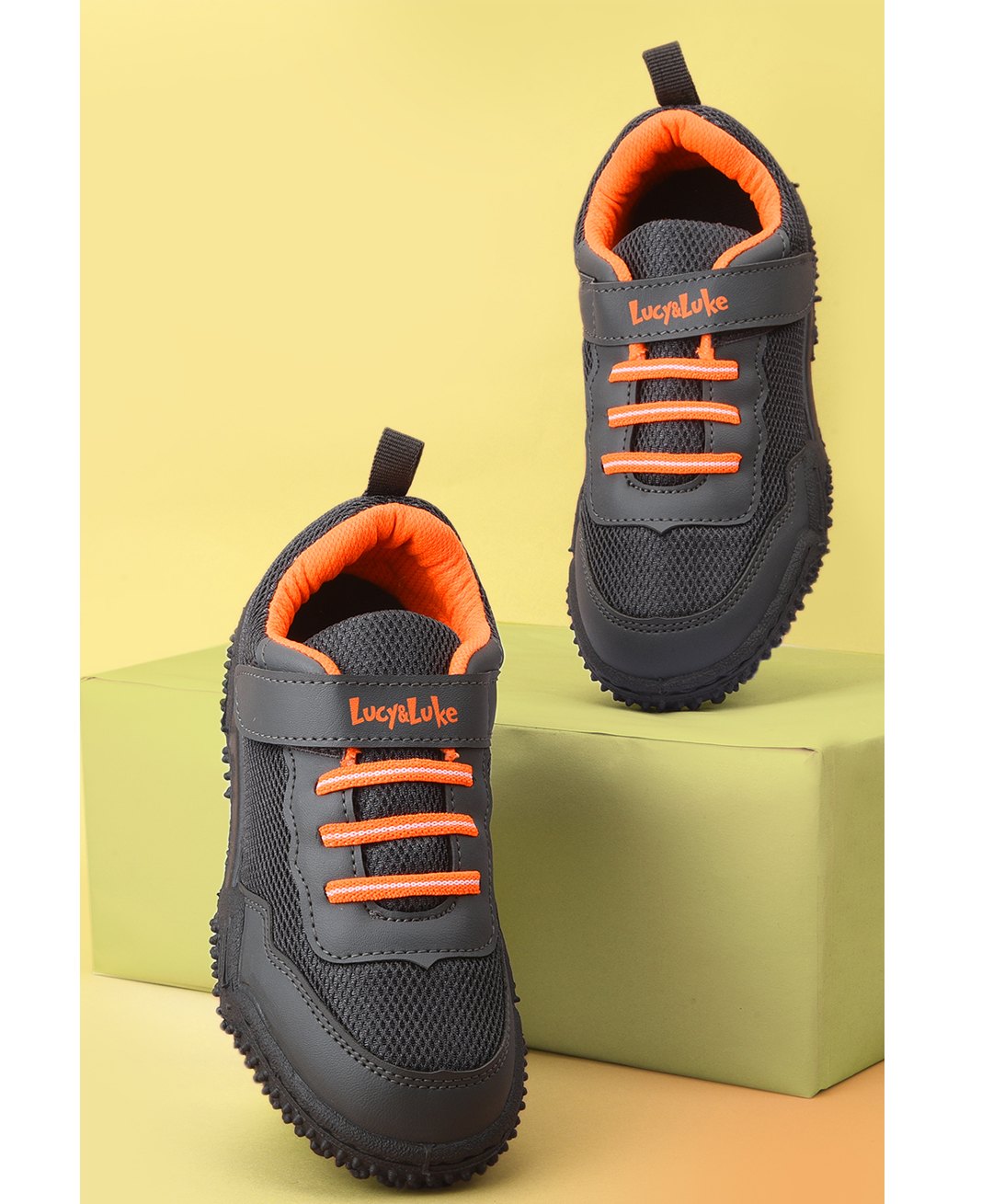 LIBERTY Mesh Detailed Velcro Closure Sports Shoes - Grey-picture-13
