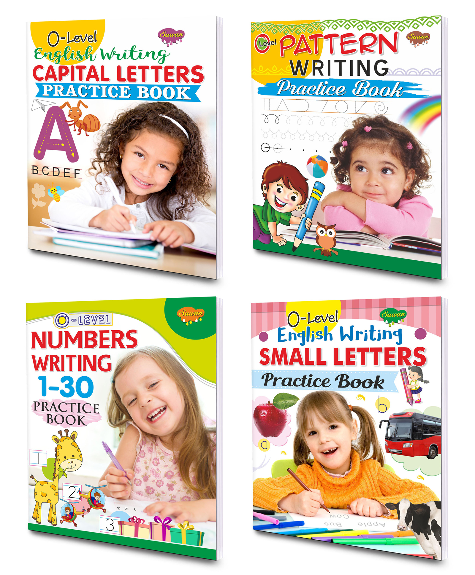 Nursery Writing Practice Books Pack of 4 - English-image-28
