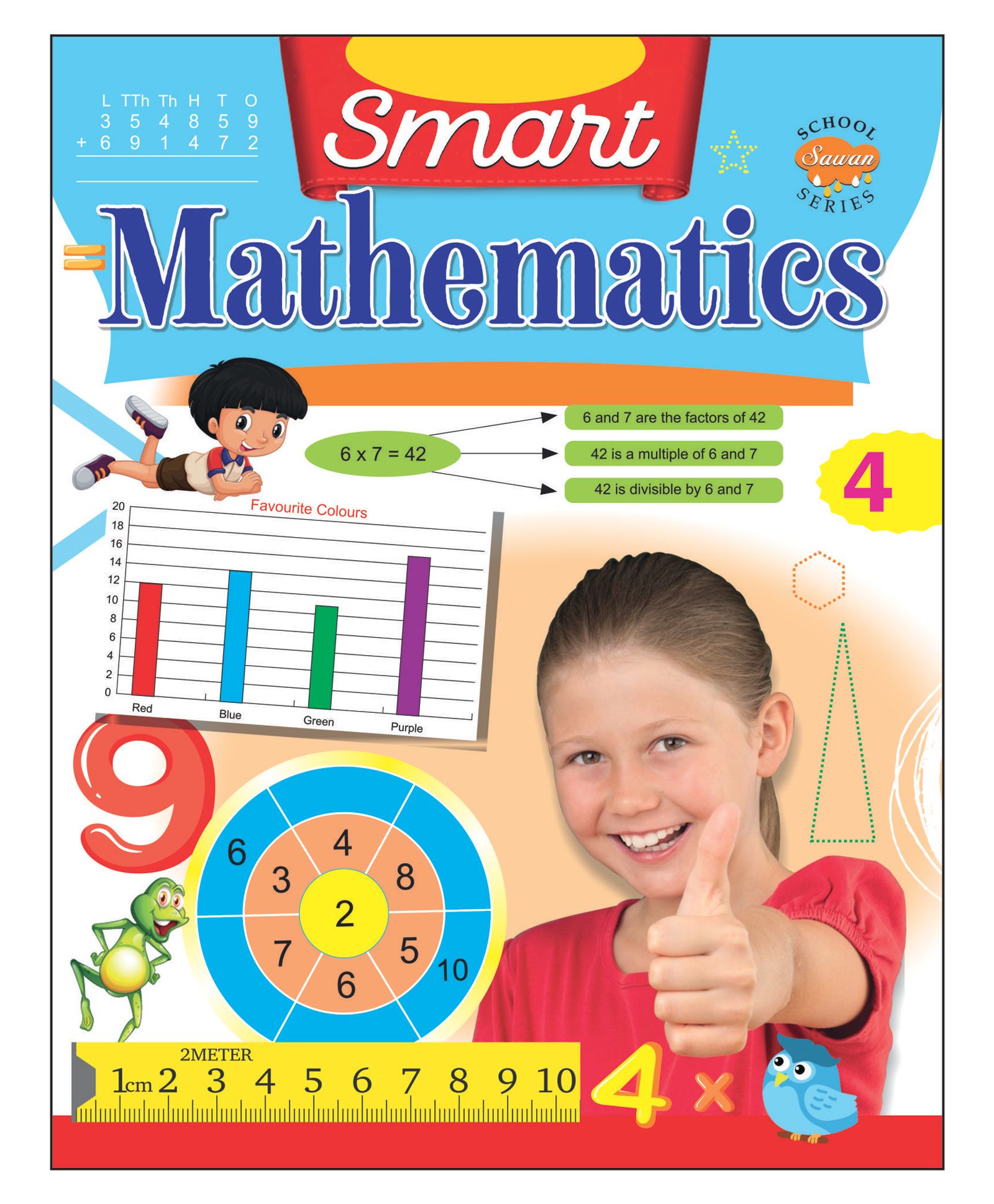 Sawan School Book Smart Mathematics 4 - English-image-1