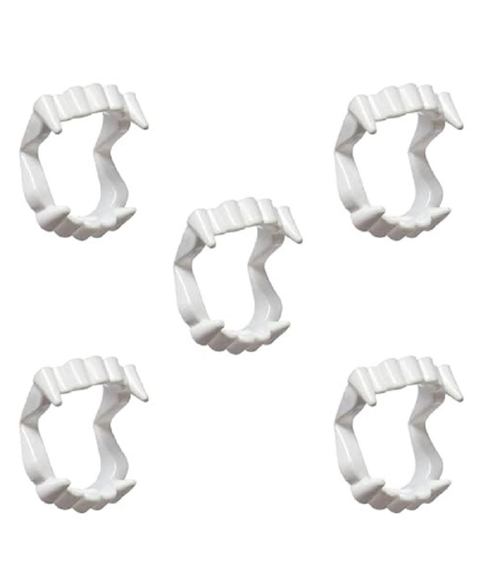 Kaku Fancy Dresses Fake Vampire Teeth For Kids, Dracula Teeth Pack Of 5, Halloween Costume Accessories Includes 5 Fake Teeth - White-picture-10