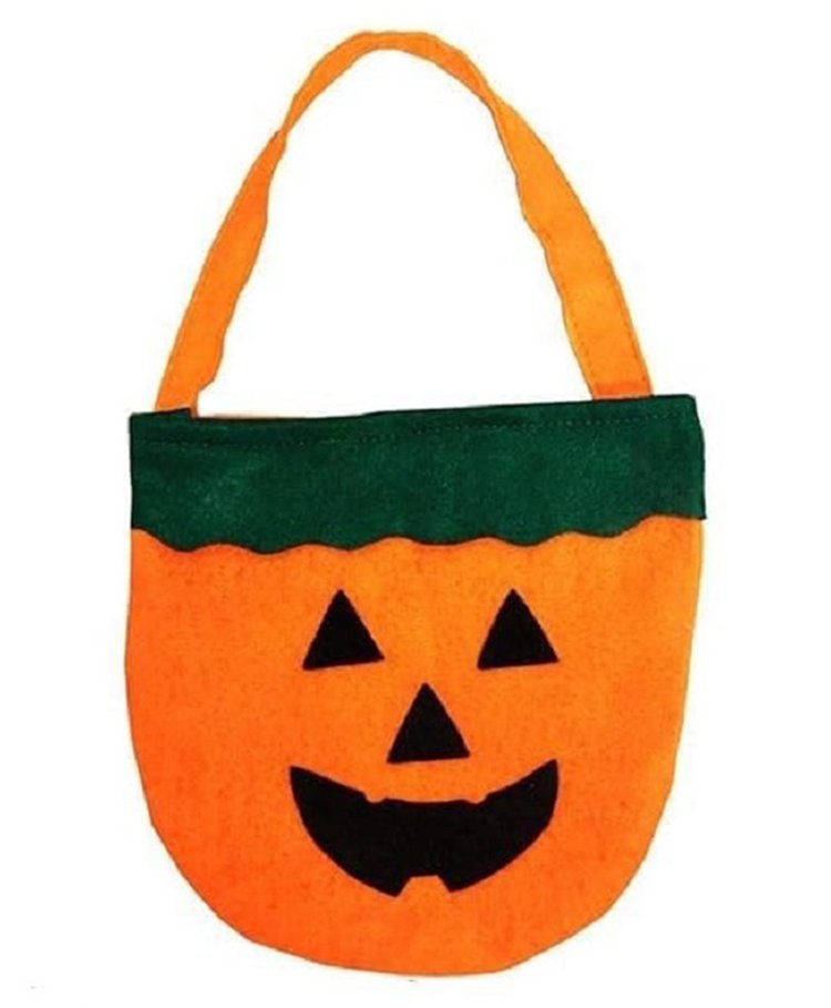 Kaku Fancy DressesHalloween Theme Pumpkin Basket - Orange-image-45