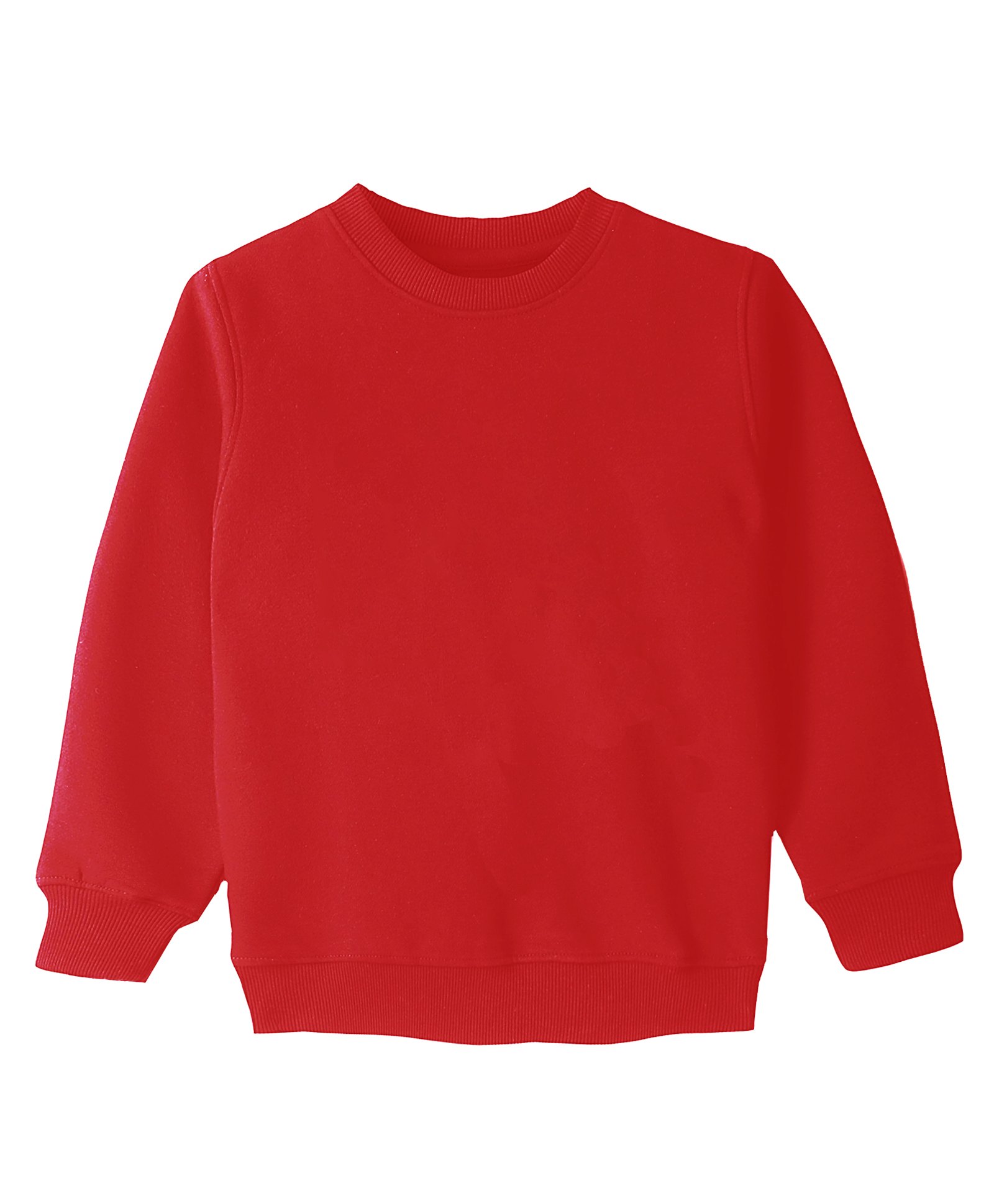 KAVEE Full Sleeves Solid Sweatshirt - Red-picture-23