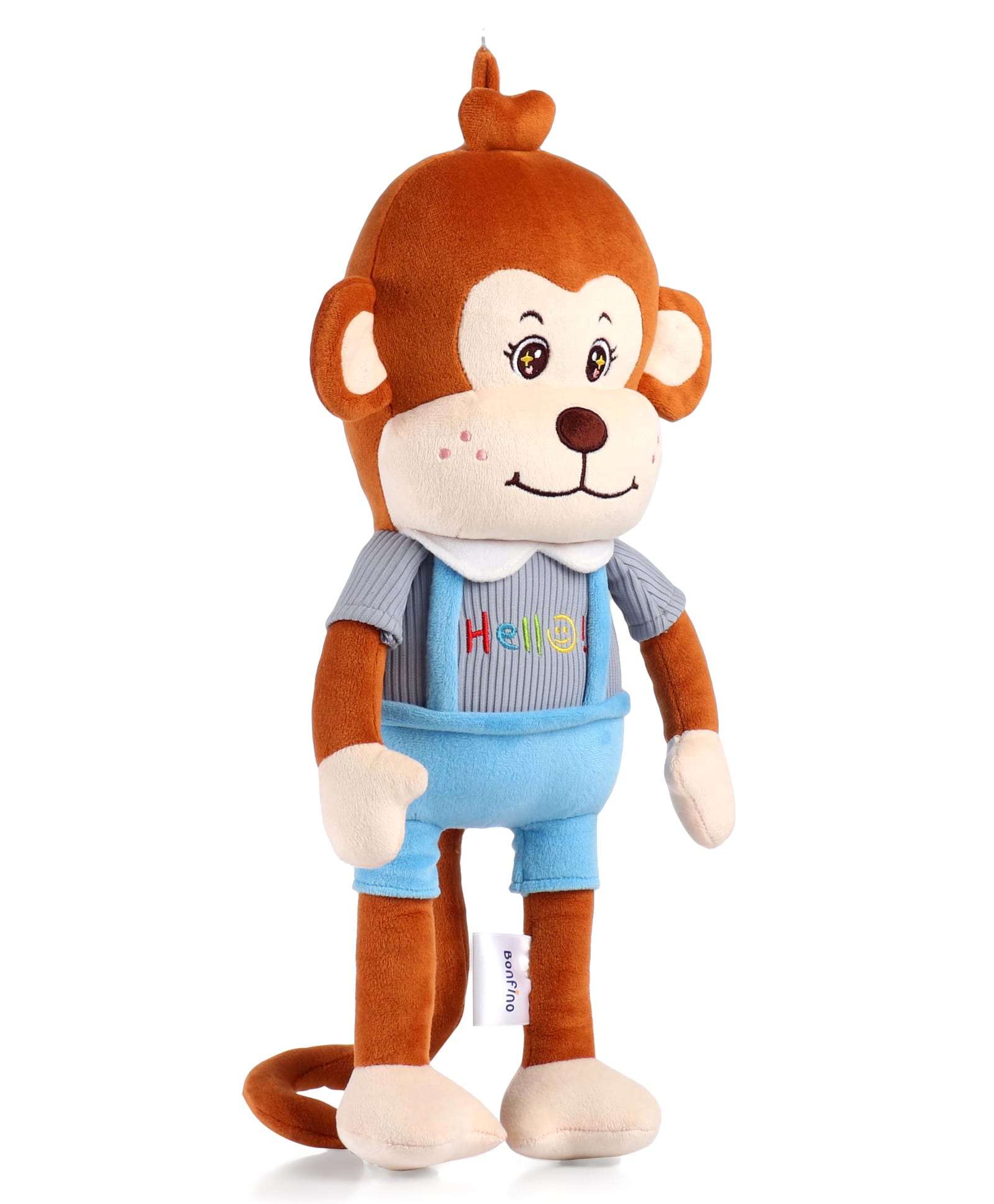 Bonfino Plush Monkey Soft Toy Height 50 cm (Color May Vary)
