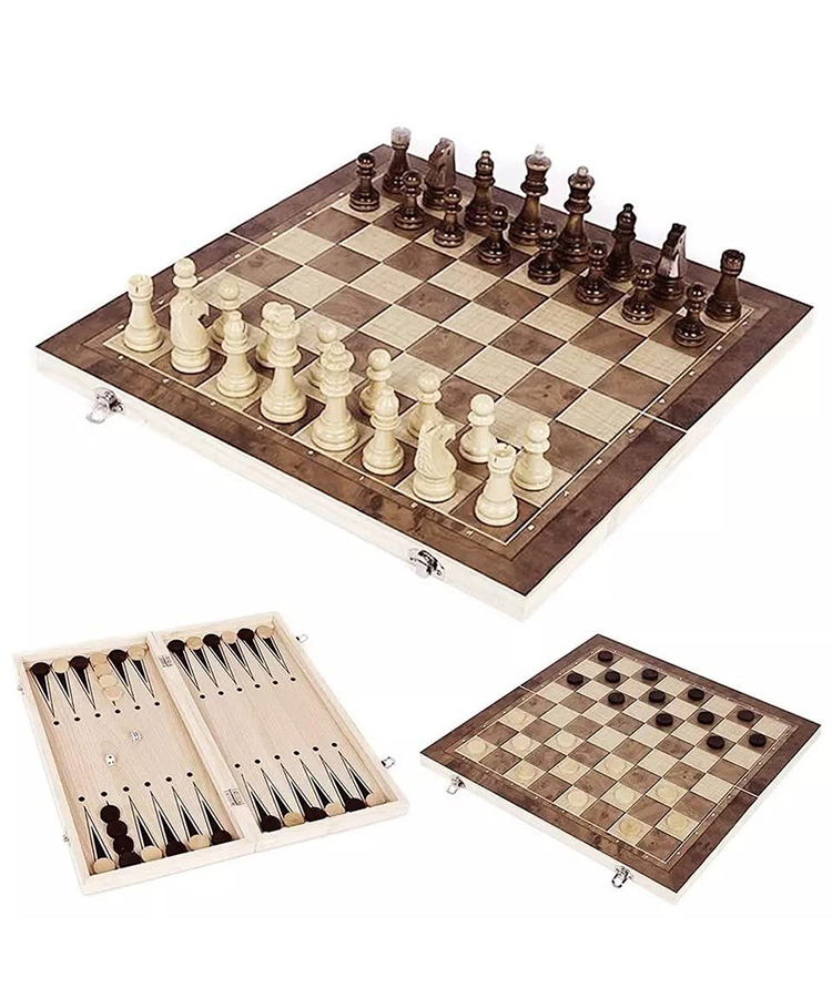 Oskart Classic Handcrafted Wooden Chess Premium Collectible Set for Educational Play, Travel, and Tournaments on a Luxury Portable Chessboard-image-16