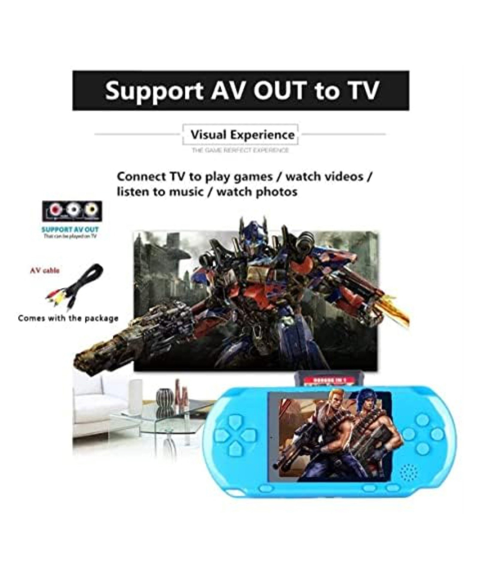 Oskart Ultimate Kids' Video Game Collection: PVP Game PlayStation Construction Games, Brick-Building Fun,  PVP Video Game Console Complete with Over 3K Video Games for Includes Action-Adventure Sports and Racing-image-39