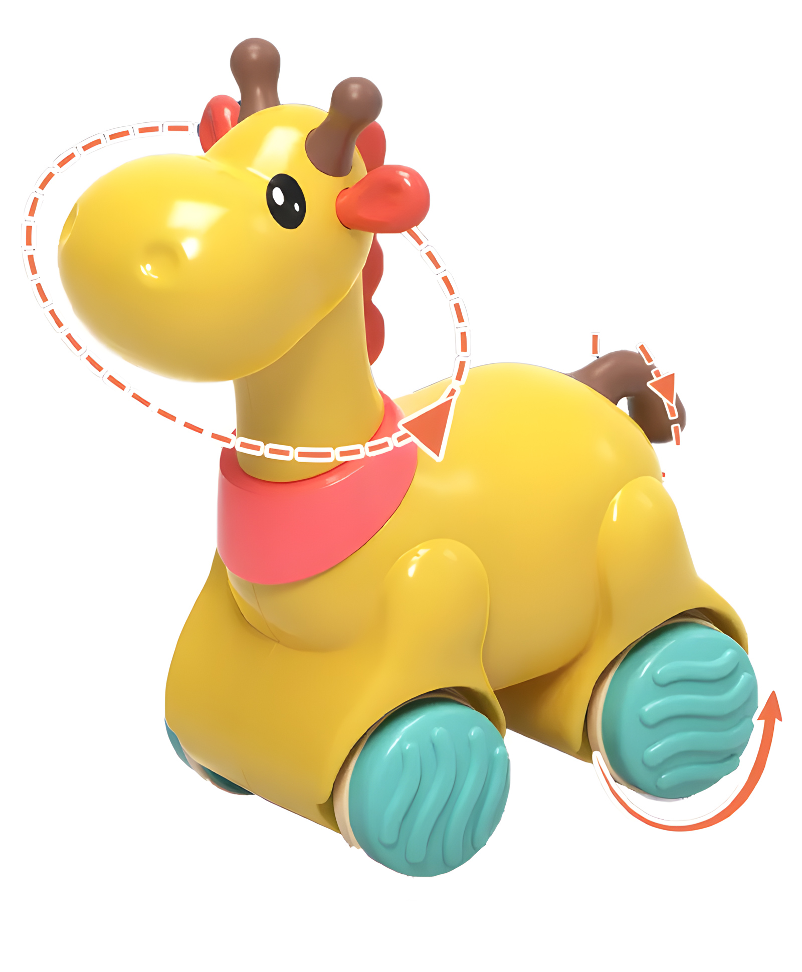 NEGOCIO new mini car toys cute baby educational toys Fun news slide and go toy animals for kids - PACK OF 1 - COLOR MAY VARY-image-32