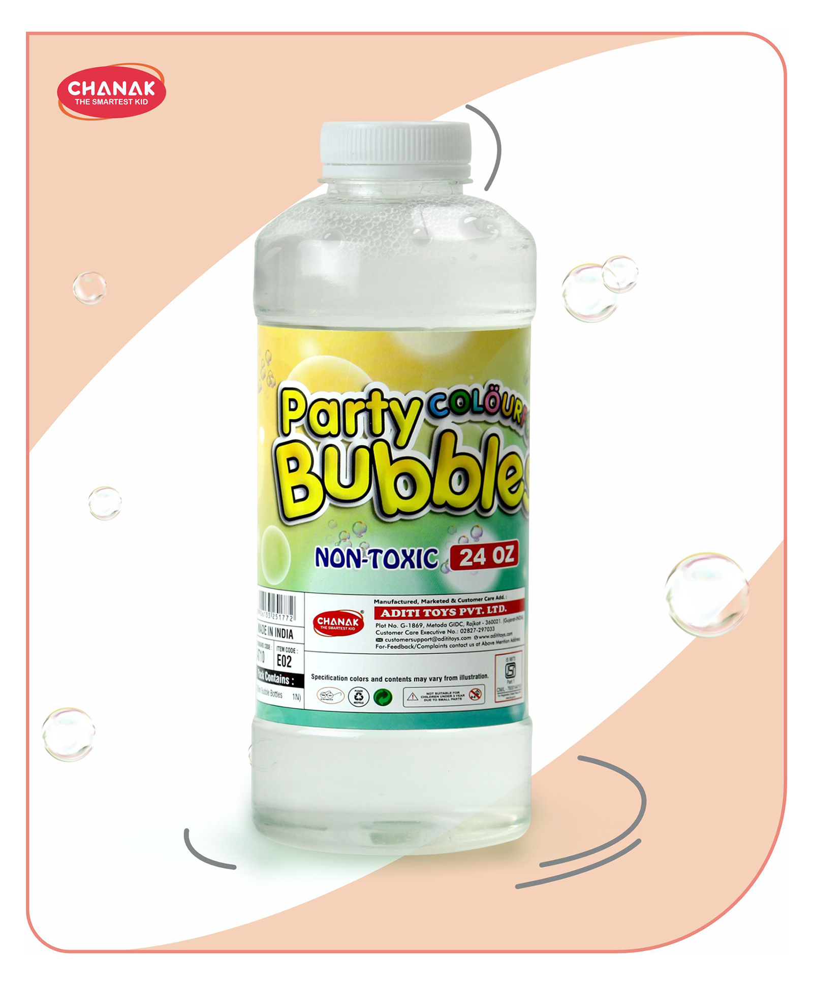 Aditi Toys Bubble Liquid Solution Bottle  750 ml Colorful Bubble Refill Solution for Bubble Guns & Cameras (Pack of 1)-image-10
