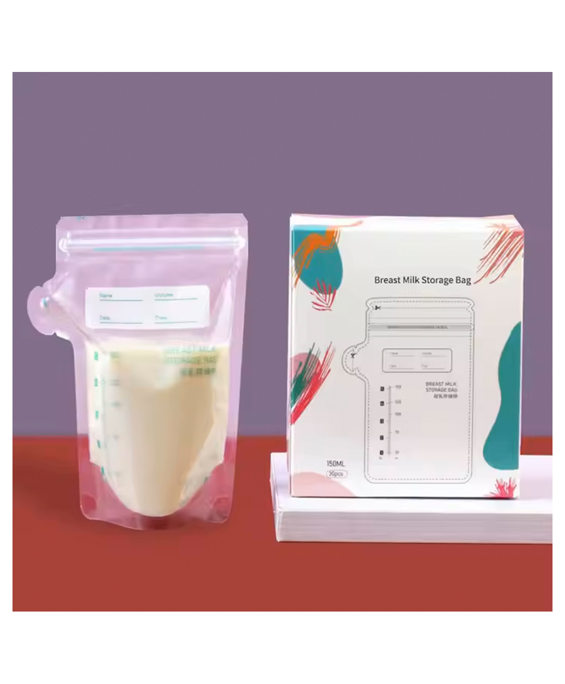 Safe-O-Kid Baby Breast Milk Storage Bags, Pre-Sterilized, Leak-Proof.-picture-31