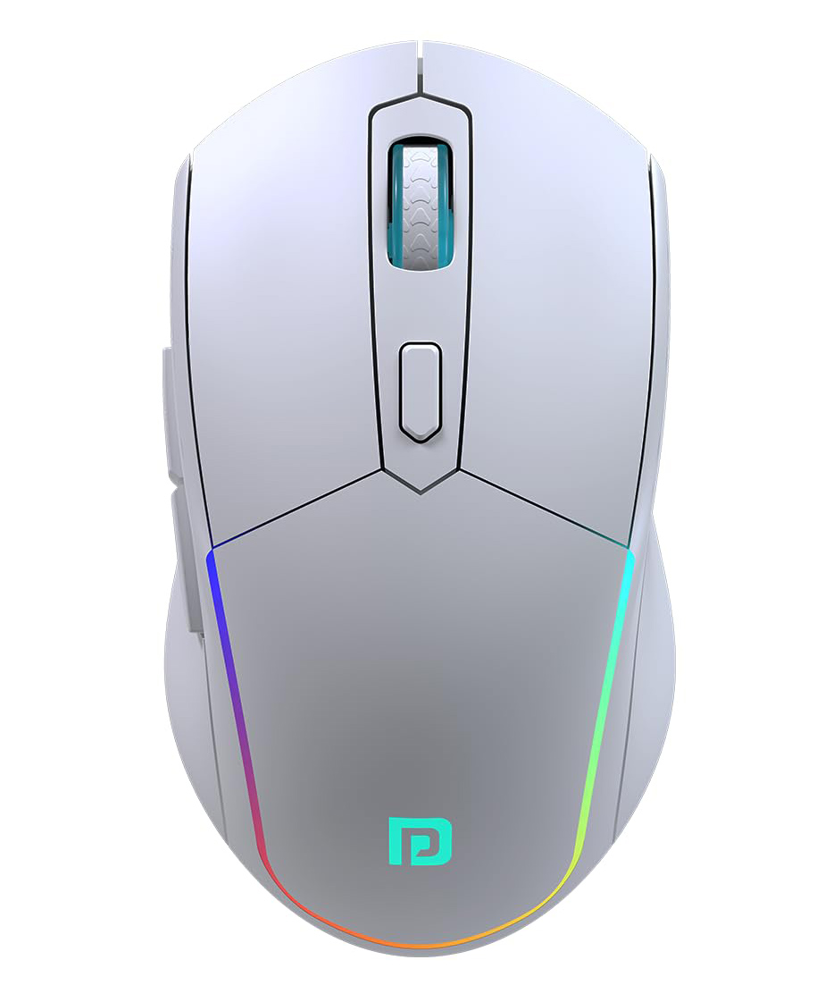 Portronics Toad One Bluetooth Mouse with 2.4 GHz & BT 5.3 Dual Wireless, 6 Buttons, Rechargeable, RGB Lights, Connect 3 Devices, Ergonomic Design for Laptop, Smartphone, Tablet (White) POR-2491-image-49